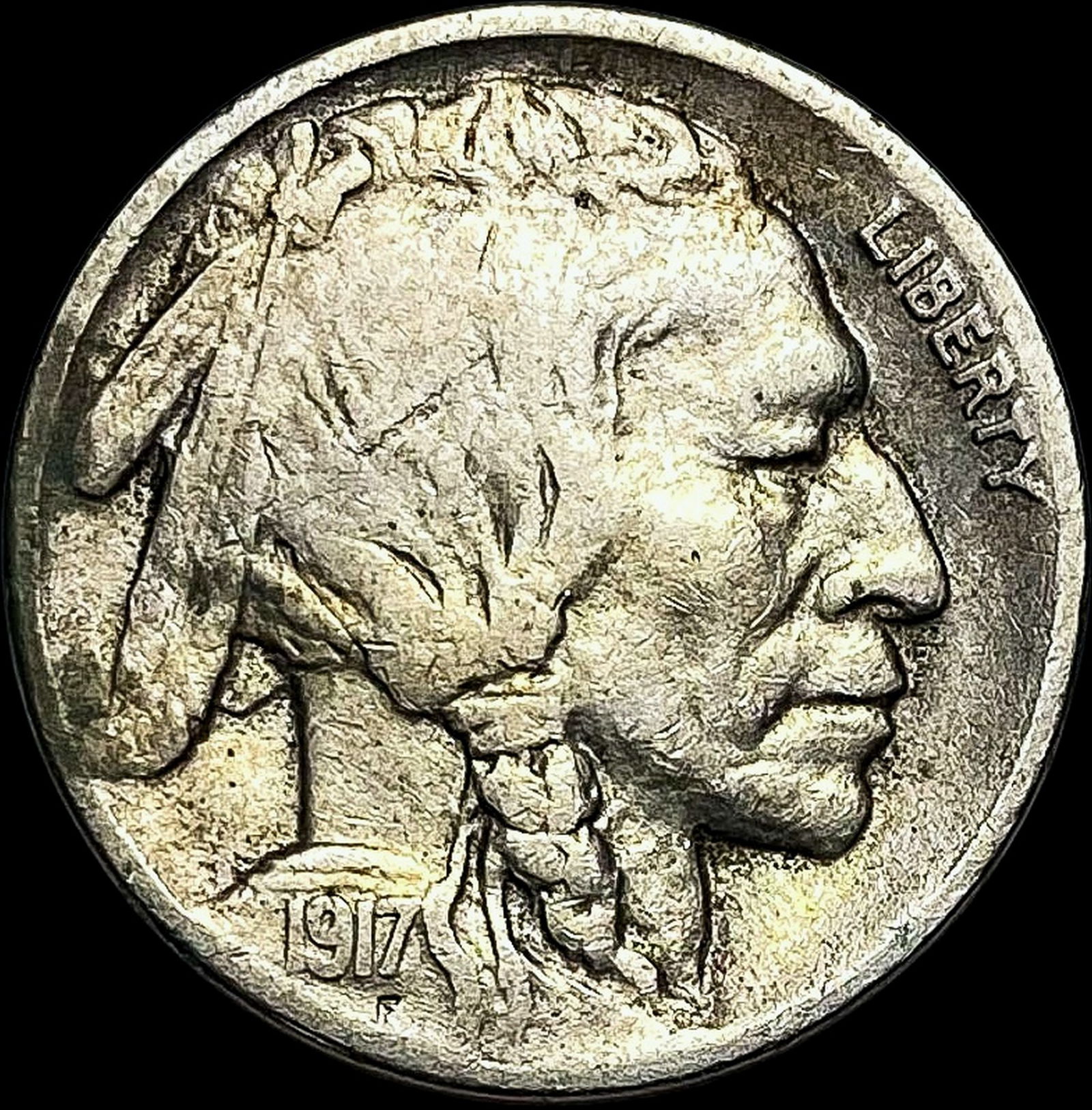 1917-S Buffalo Nickel LIGHTLY CIRCULATED (1 of 2)