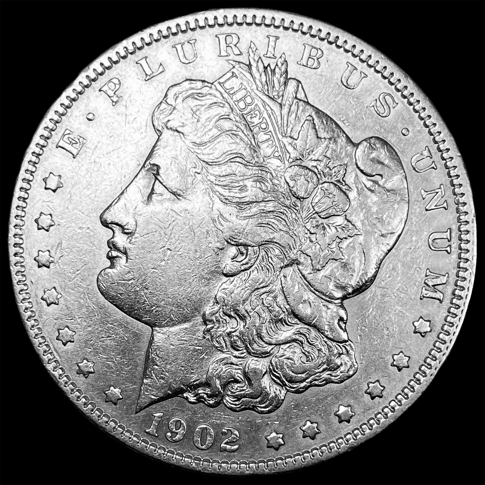1902 Morgan Silver Dollar CLOSELY UNCIRCULATED (1 of 2)