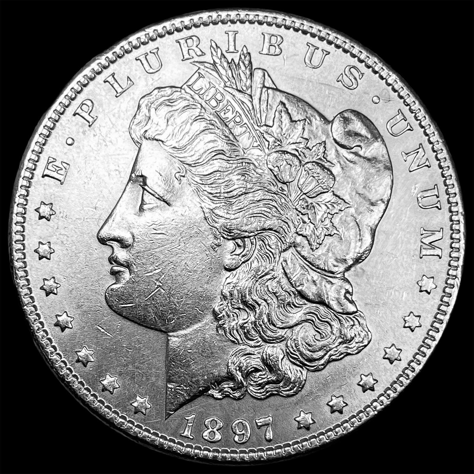 1897 Morgan Silver Dollar CHOICE AU (1 of 2)