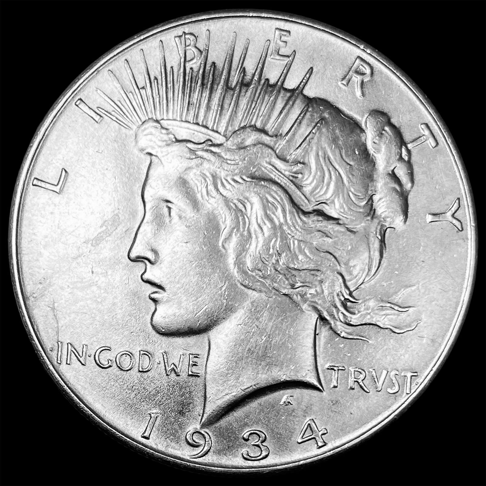 1934-D Peace Silver Dollar CHOICE AU (1 of 2)