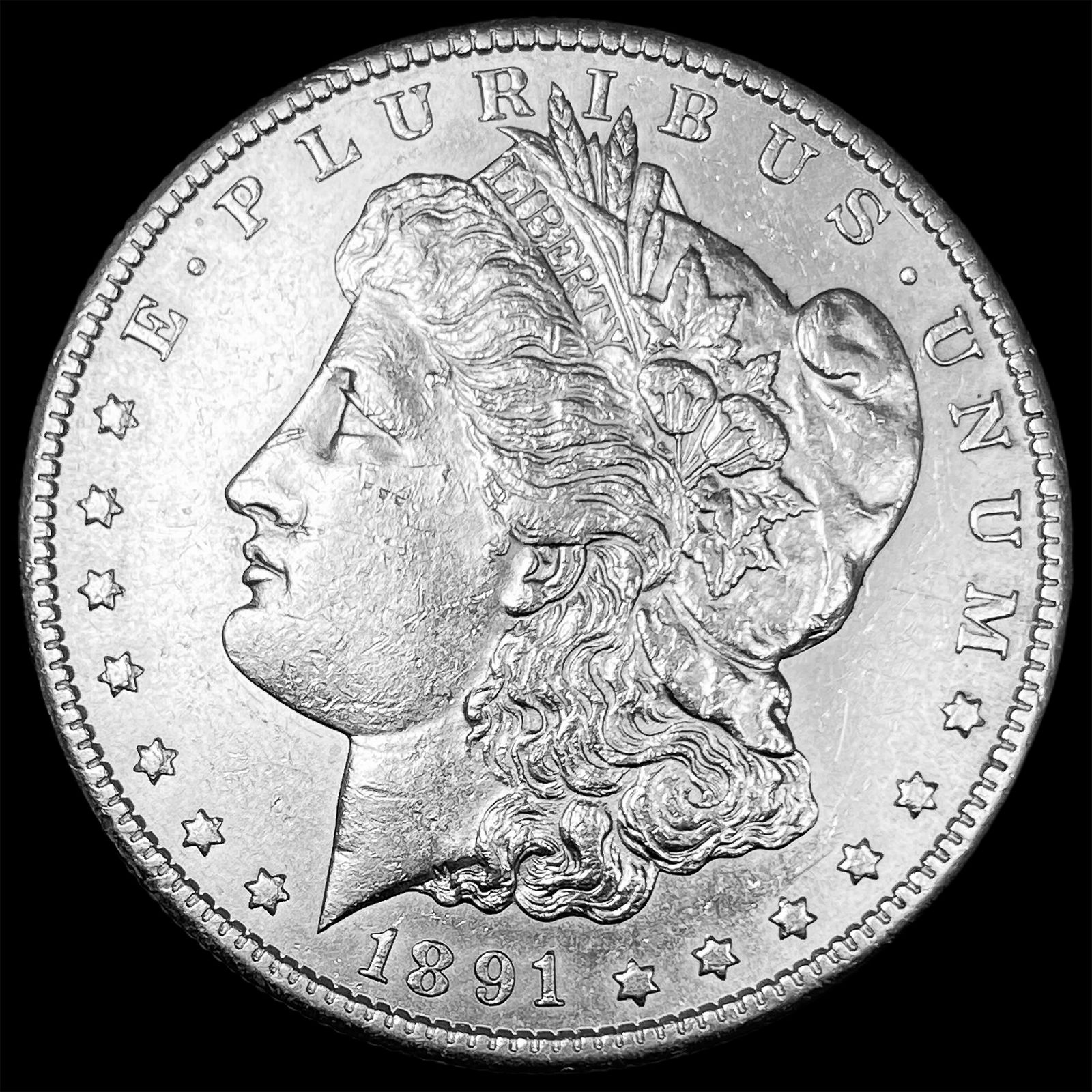 1891-S Silver Morgan Dollar CHOICE AU (1 of 2)