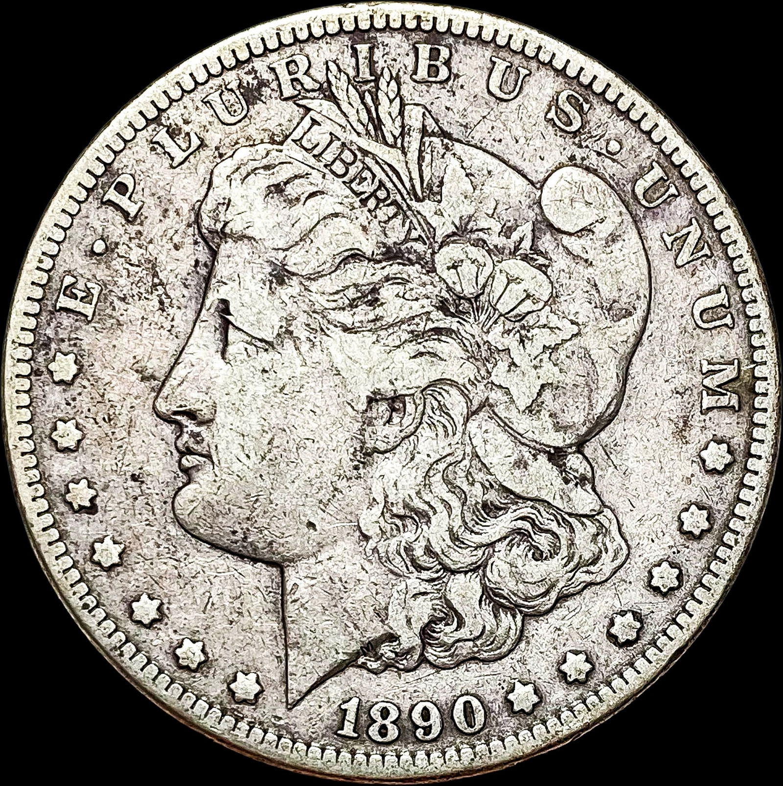 1890-CC Silver Morgan Dollar LIGHTLY CIRCULATED (1 of 2)