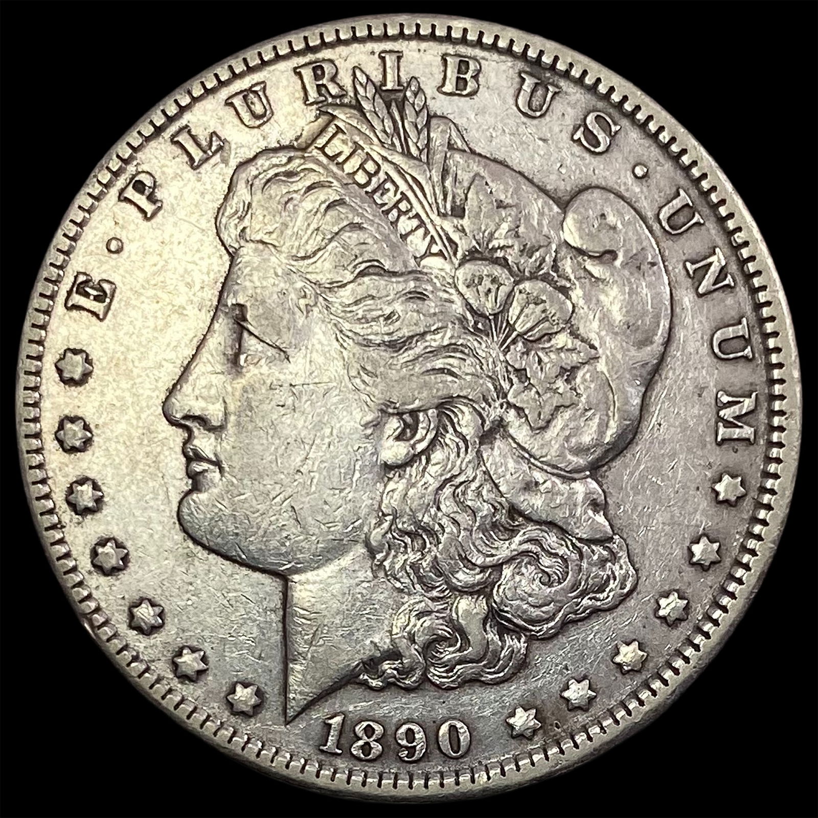 1890-CC Silver Morgan Dollar NEARLY UNCIRCULATED (1 of 2)