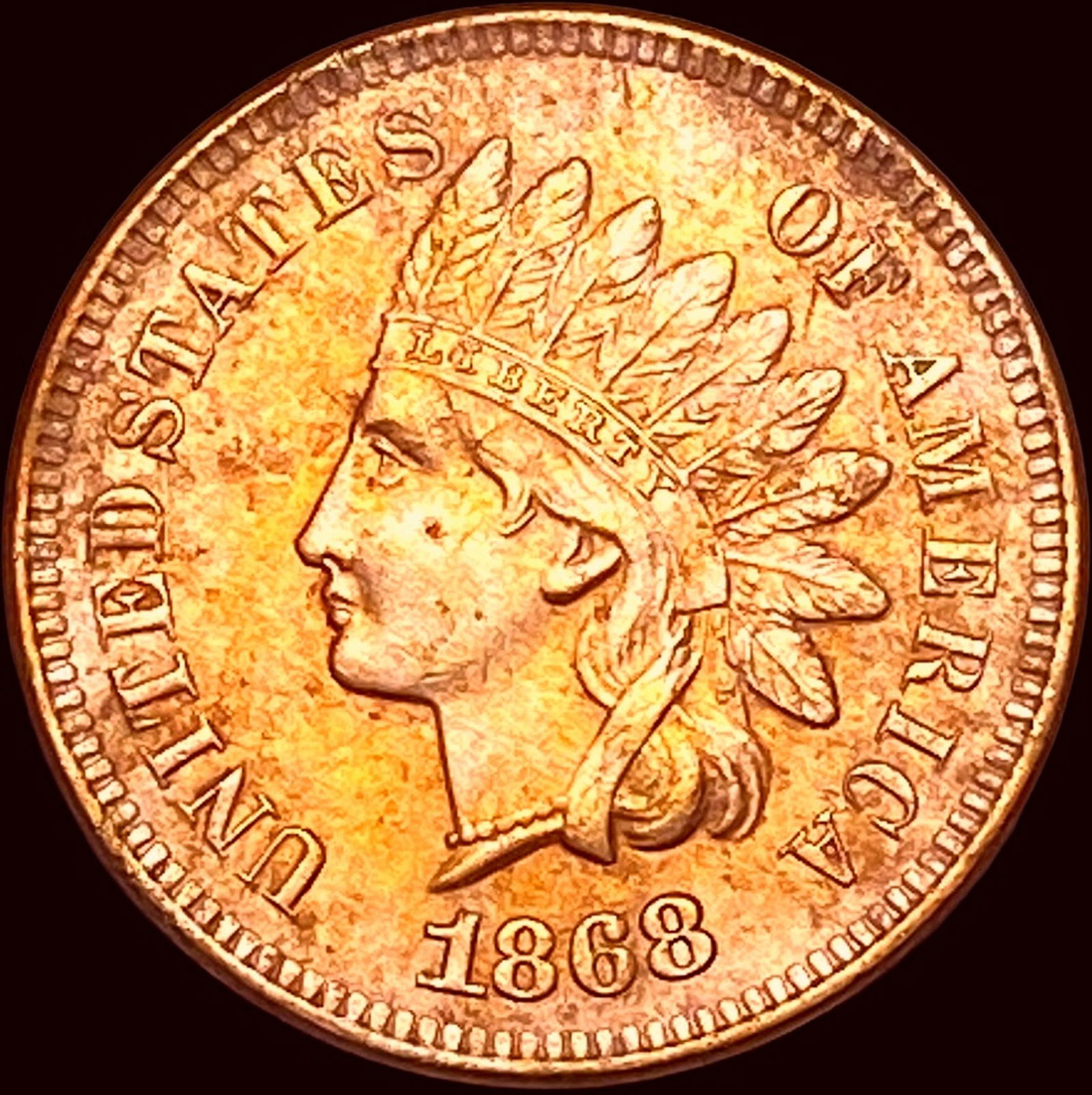 1868 Indian Head Cent UNCIRCULATED (1 of 2)