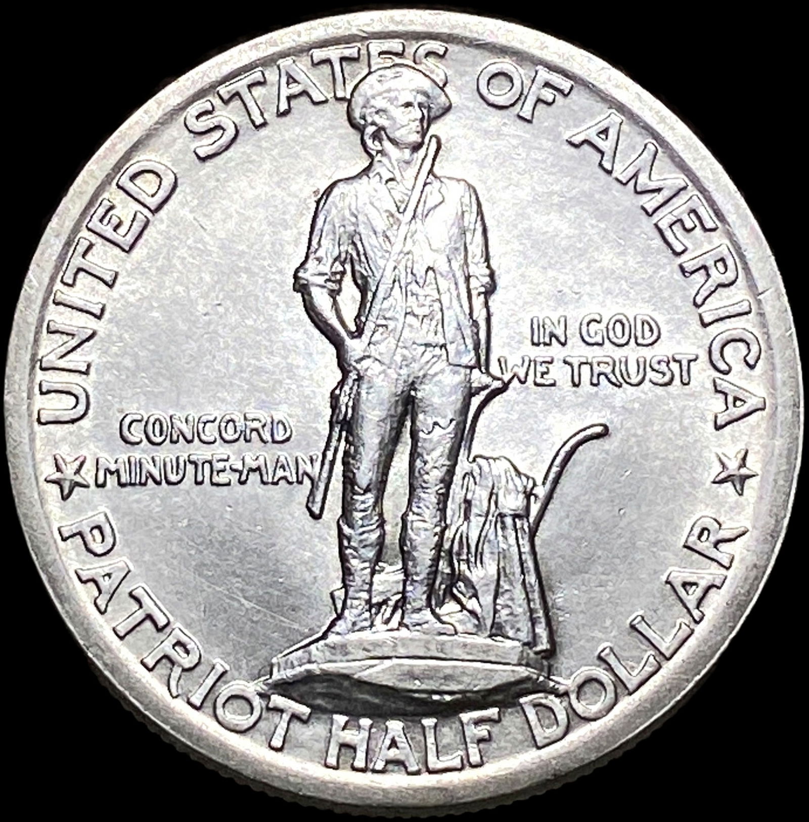 1925 Silver Lexington-Concord Half Dollar  CLOSELY UNCIRCULATED (1 of 2)