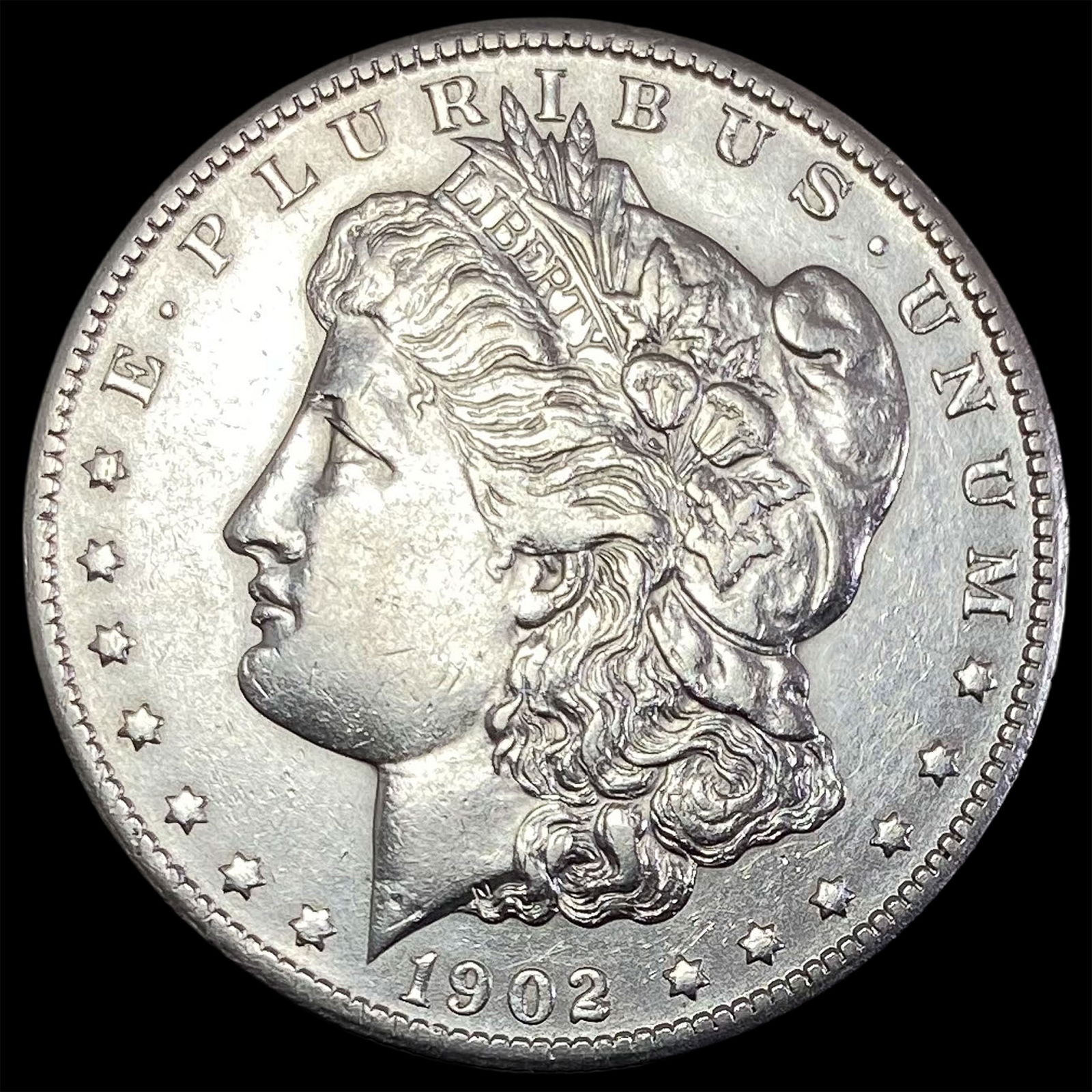 1902-S Silver Morgan Dollar CLOSELY  UNCIRCULATED (1 of 2)