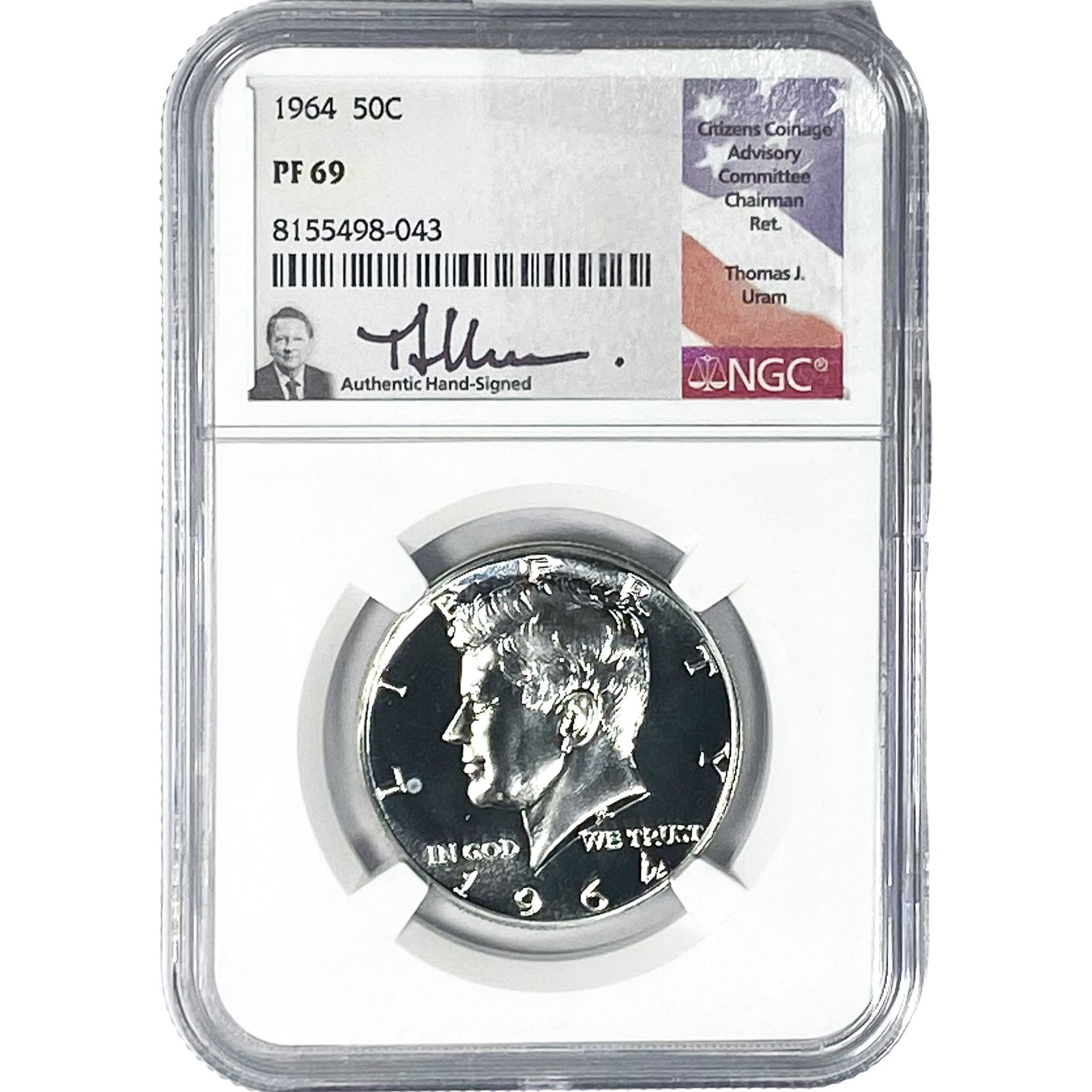 1964 Kennedy Half Dollar NGC PF69 (1 of 2)