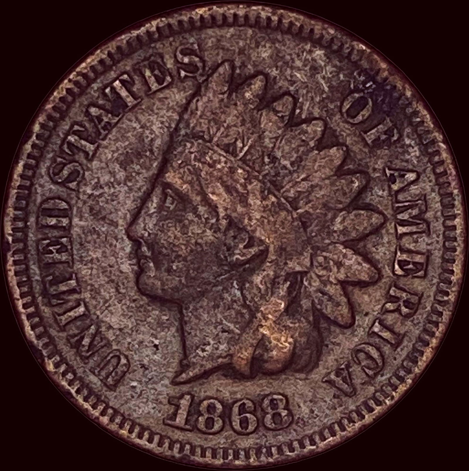 1868 Indian Head Cent UNCIRCULATED (1 of 2)