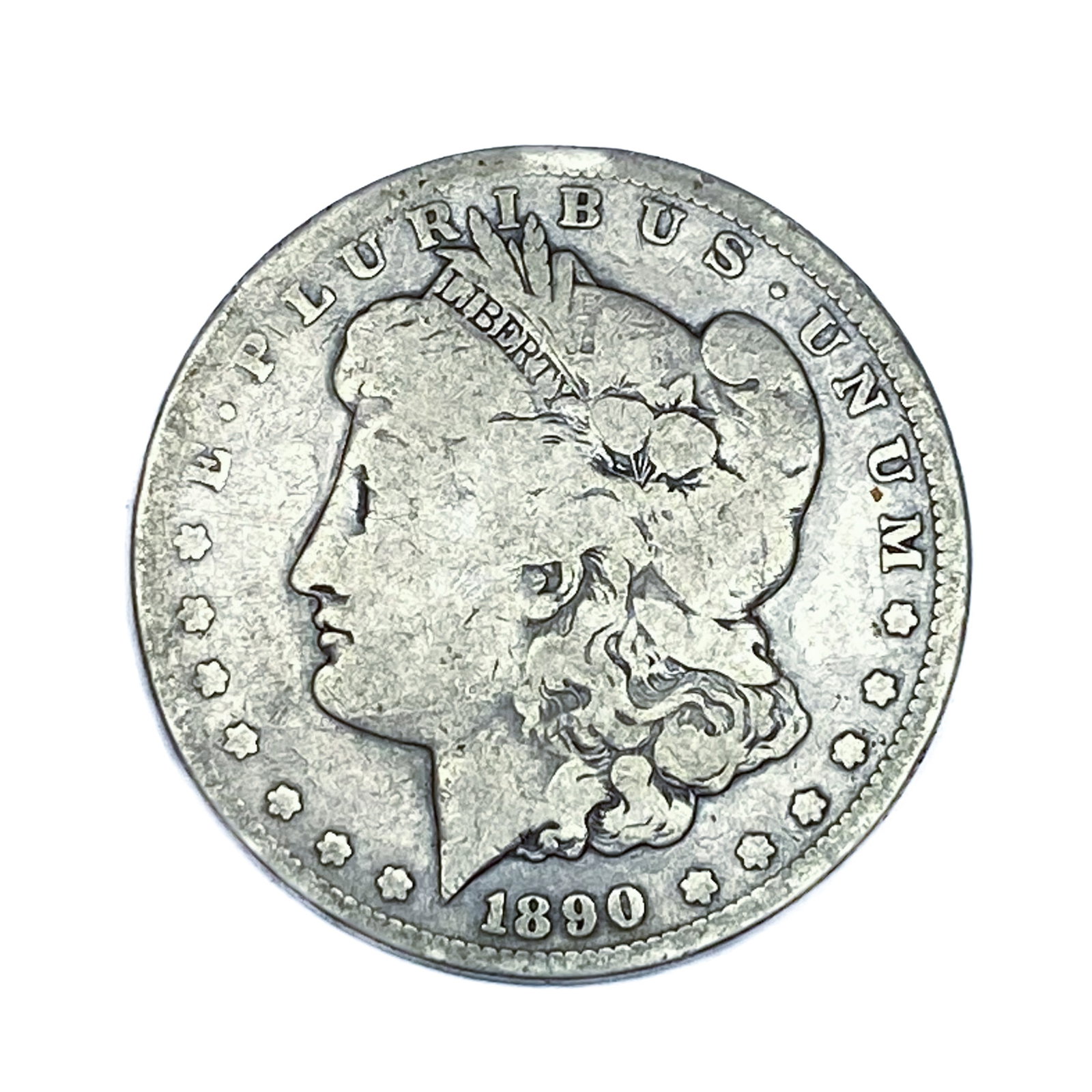 1890-CC Morgan Silver Dollar: 1890-CC Morgan Silver Dollar