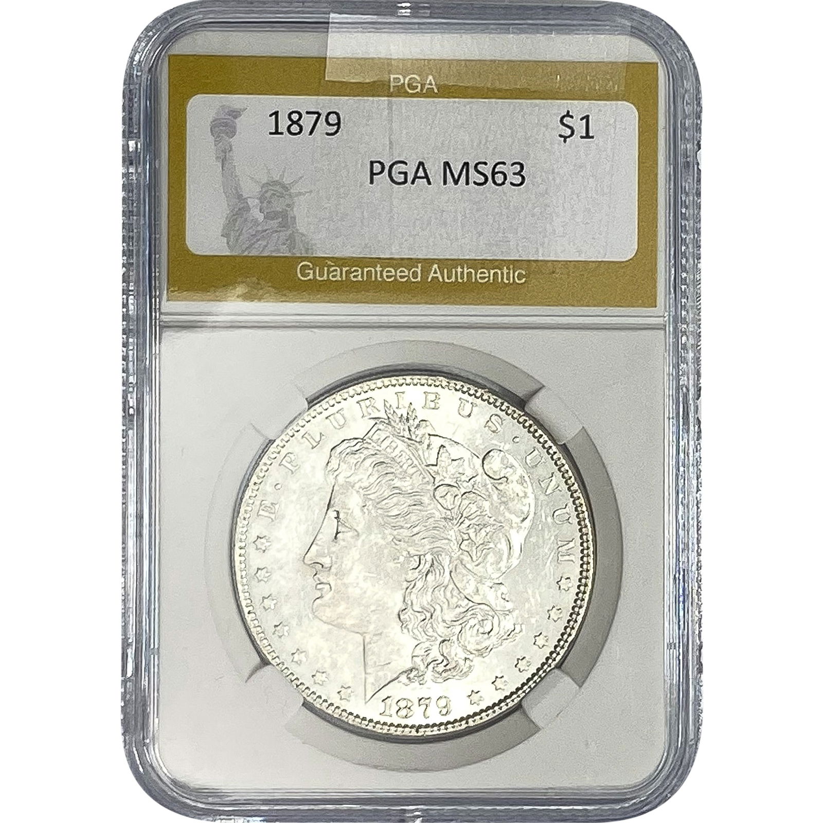 1879 Morgan Silver Dollar PGA MS63 (1 of 2)