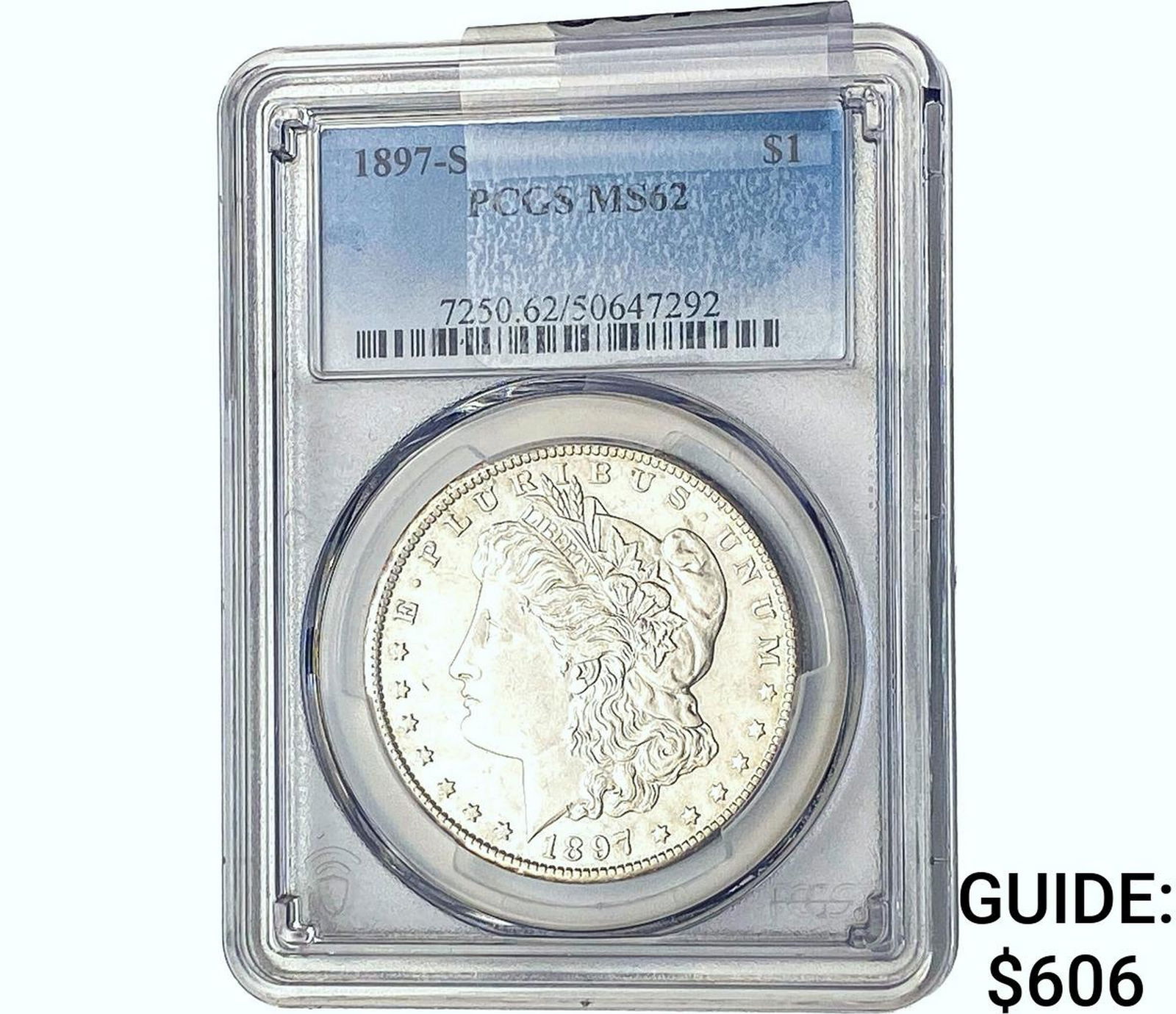 1897-S Morgan Silver Dollar PCGS MS62 (1 of 2)