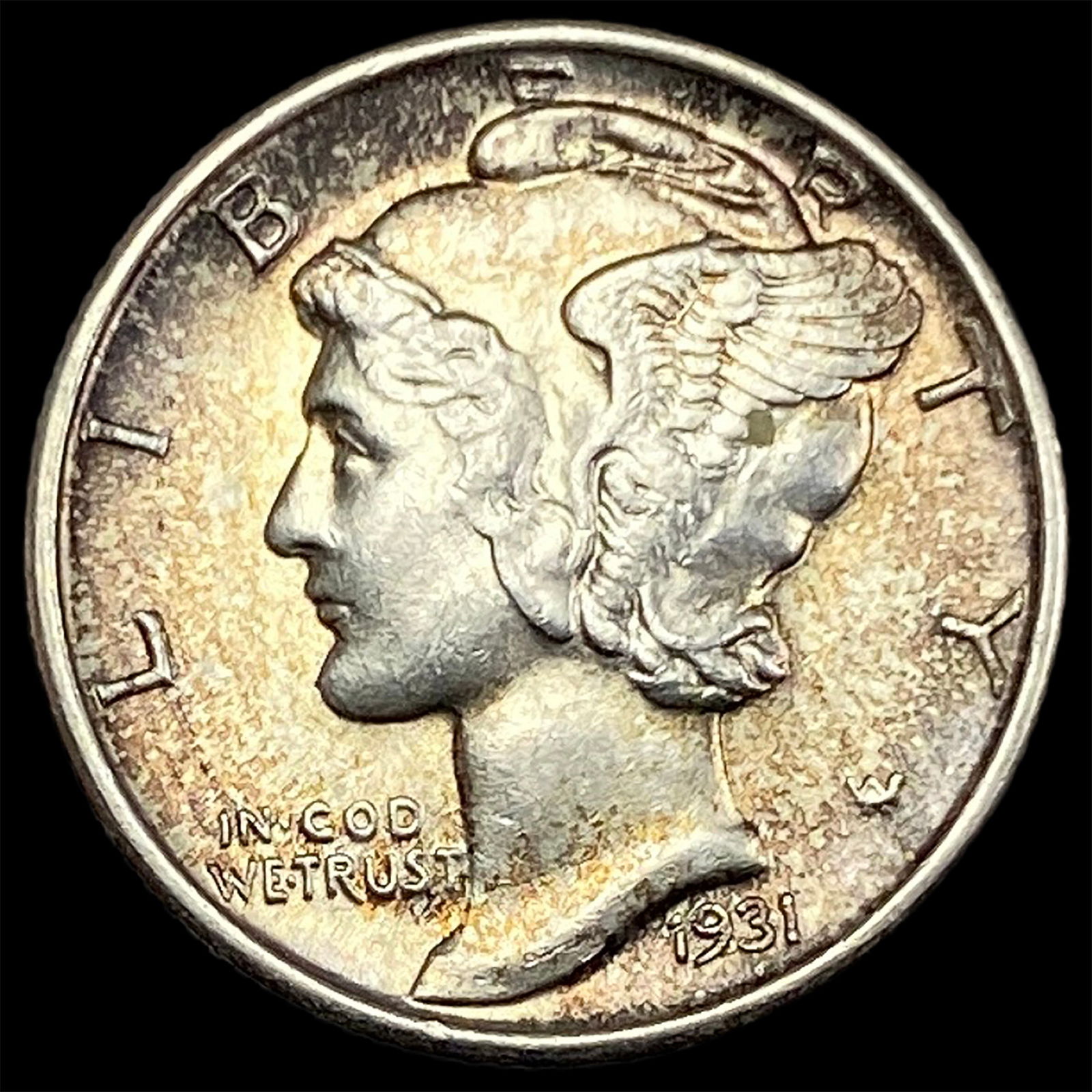 1931-S Silver Mercury Dime UNCIRCULATED (1 of 2)