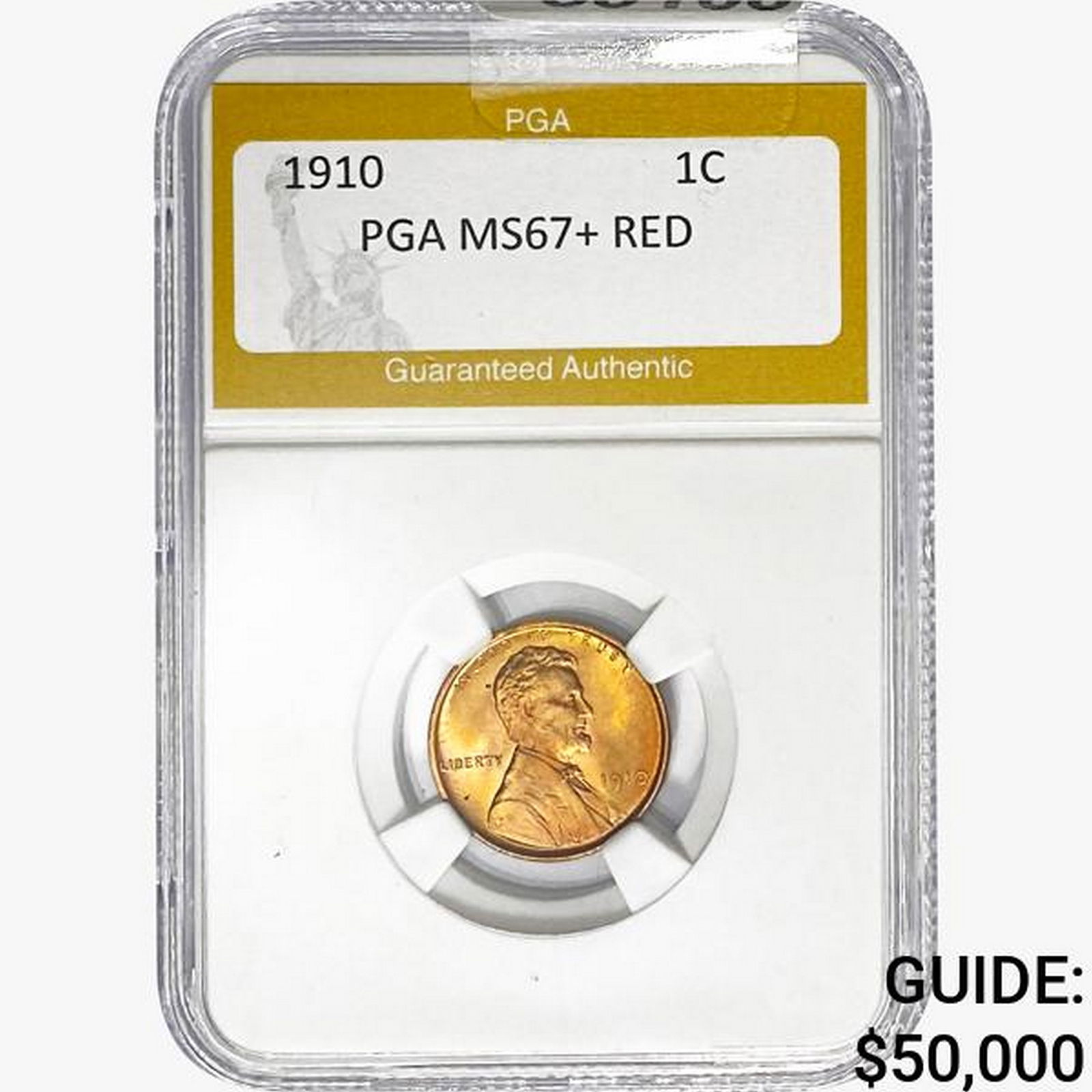 1910 Wheat Cent PGA MS67+ RED (1 of 2)