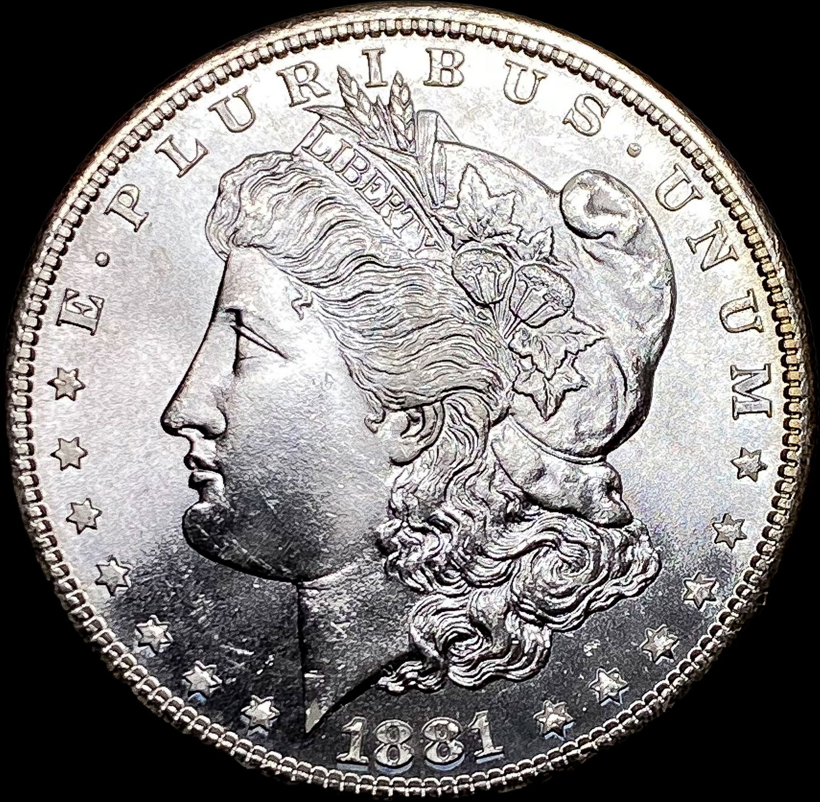 1881-S Morgan Silver Dollar CHOICE BU (1 of 2)