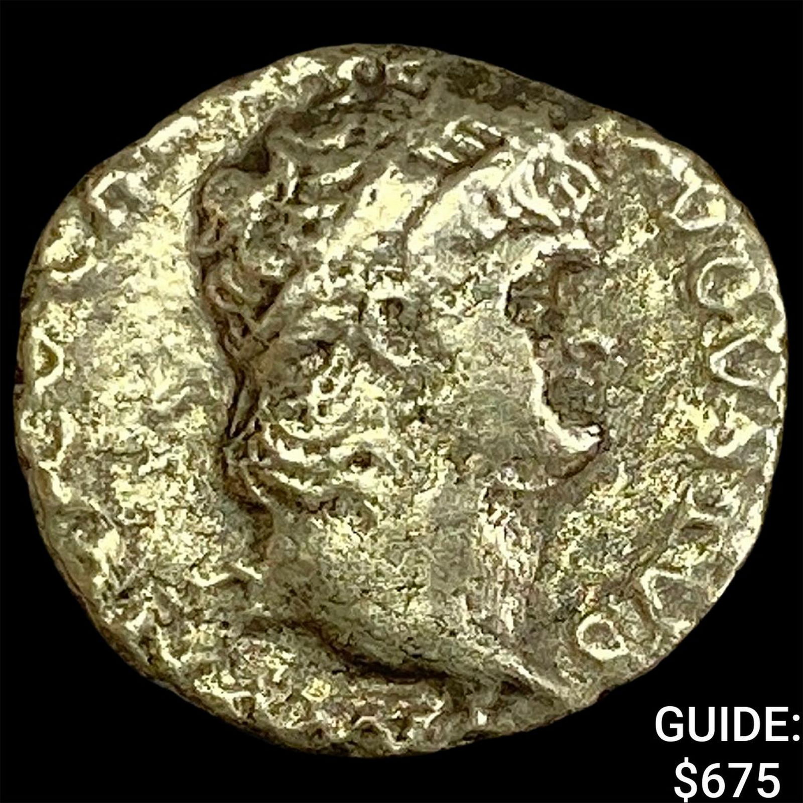 Roman 65-66 AD Silver Denarius Nero NEARLY UNCIRCULATED (1 of 2)