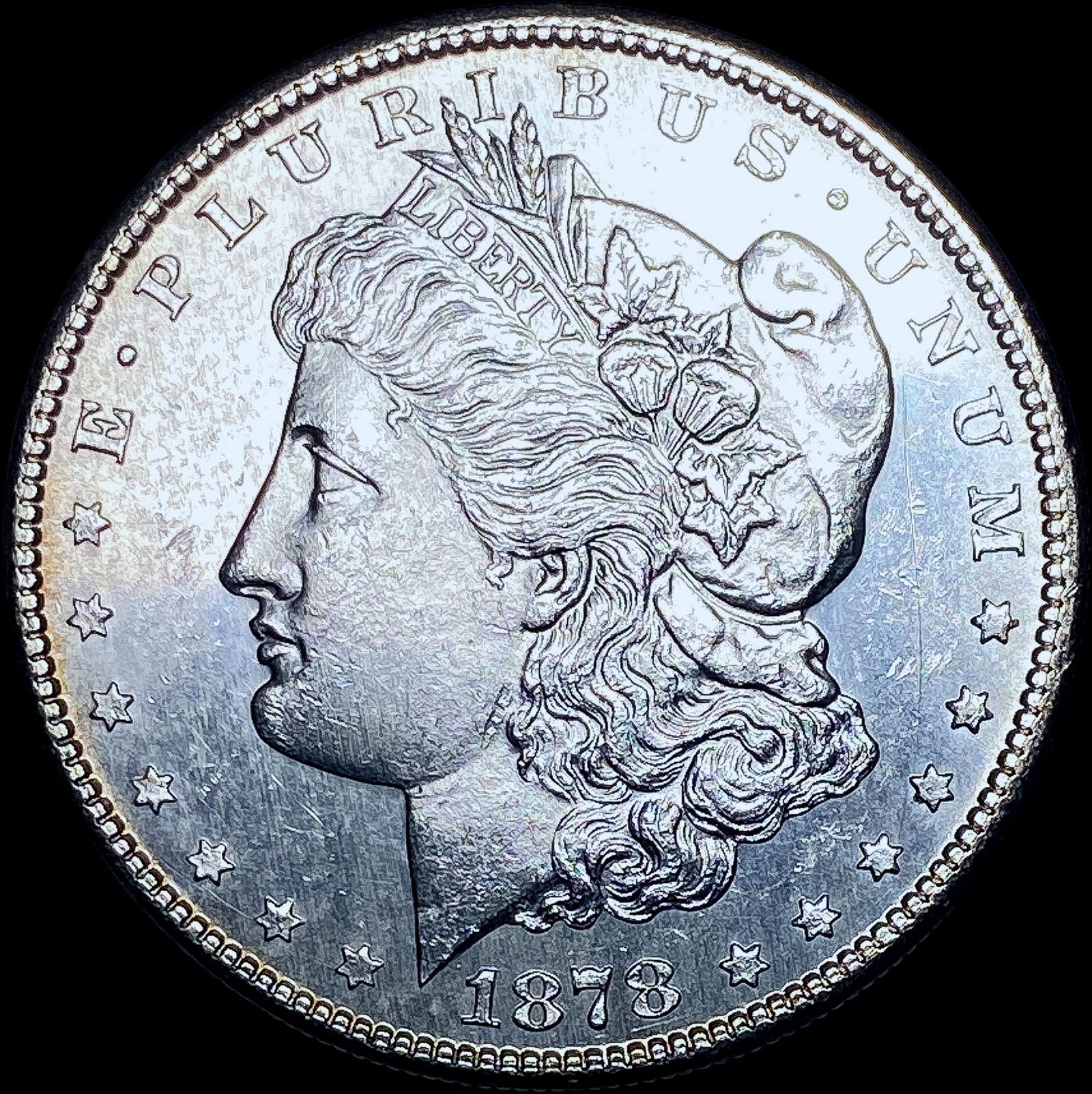1878-S Silver Morgan Dollar CHOICE BU (1 of 2)