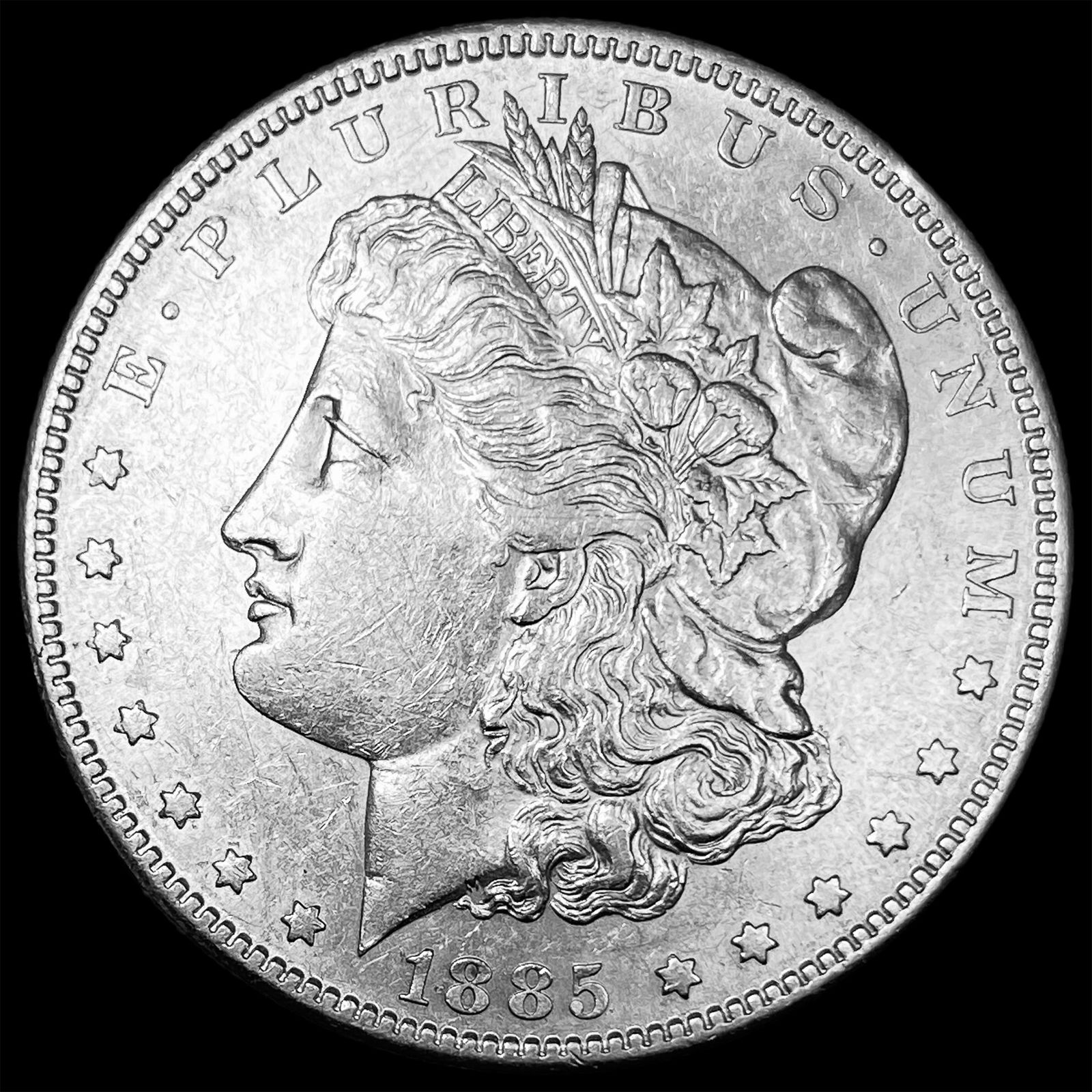 1885-S Silver Morgan Dollar CLOSELY UNCIRCULATED (1 of 2)