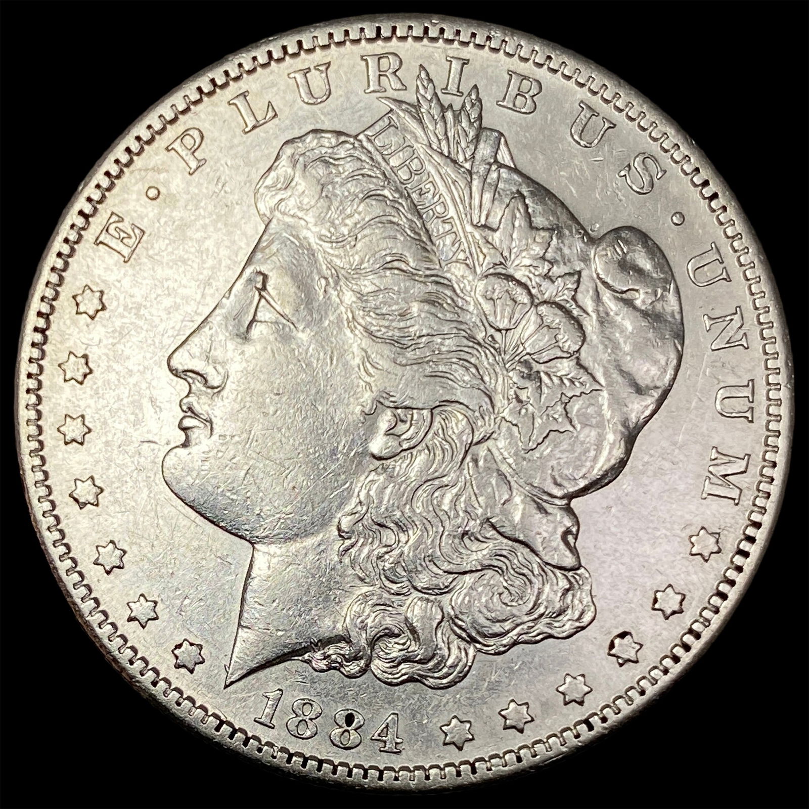1884-S Silver Morgan Dollar CLOSELY UNCIRCULATED (1 of 2)