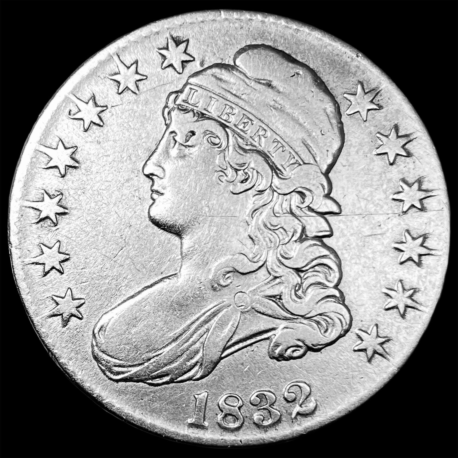1832 Capped Bust Half Dollar NEARLY UNCIRCULATED (1 of 2)