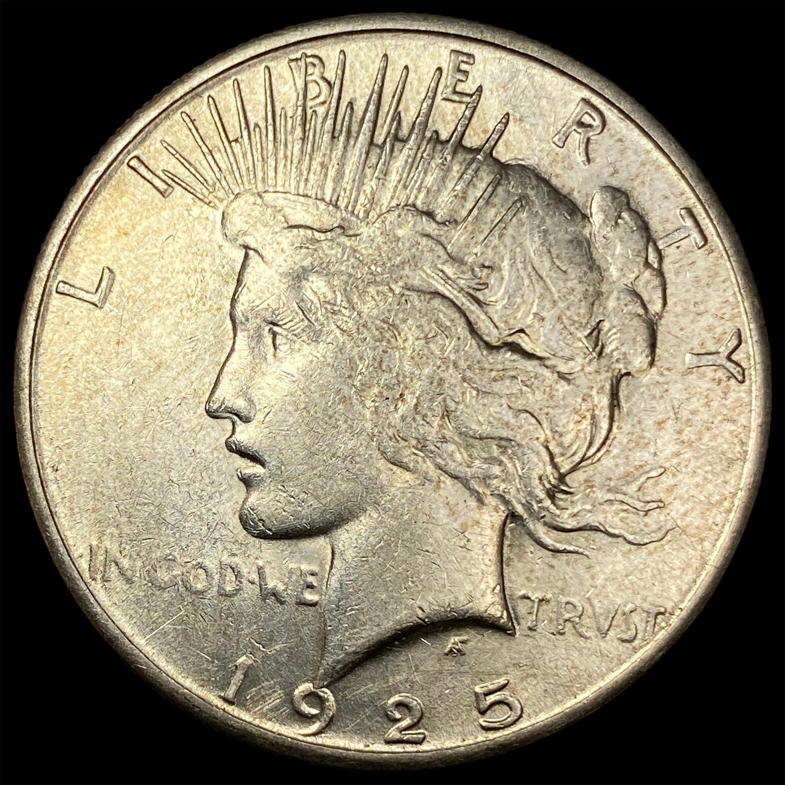 1925-S Silver Peace Dollar CLOSELY UNCIRCULATED: 1925-S Silver Peace Dollar CLOSELY UNCIRCULATED
