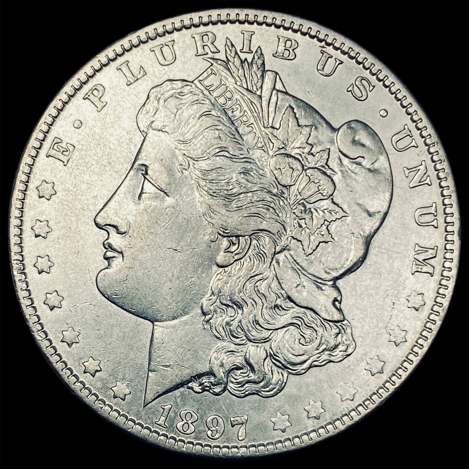 1897-O Morgan Silver Dollar CHOICE AU (1 of 2)