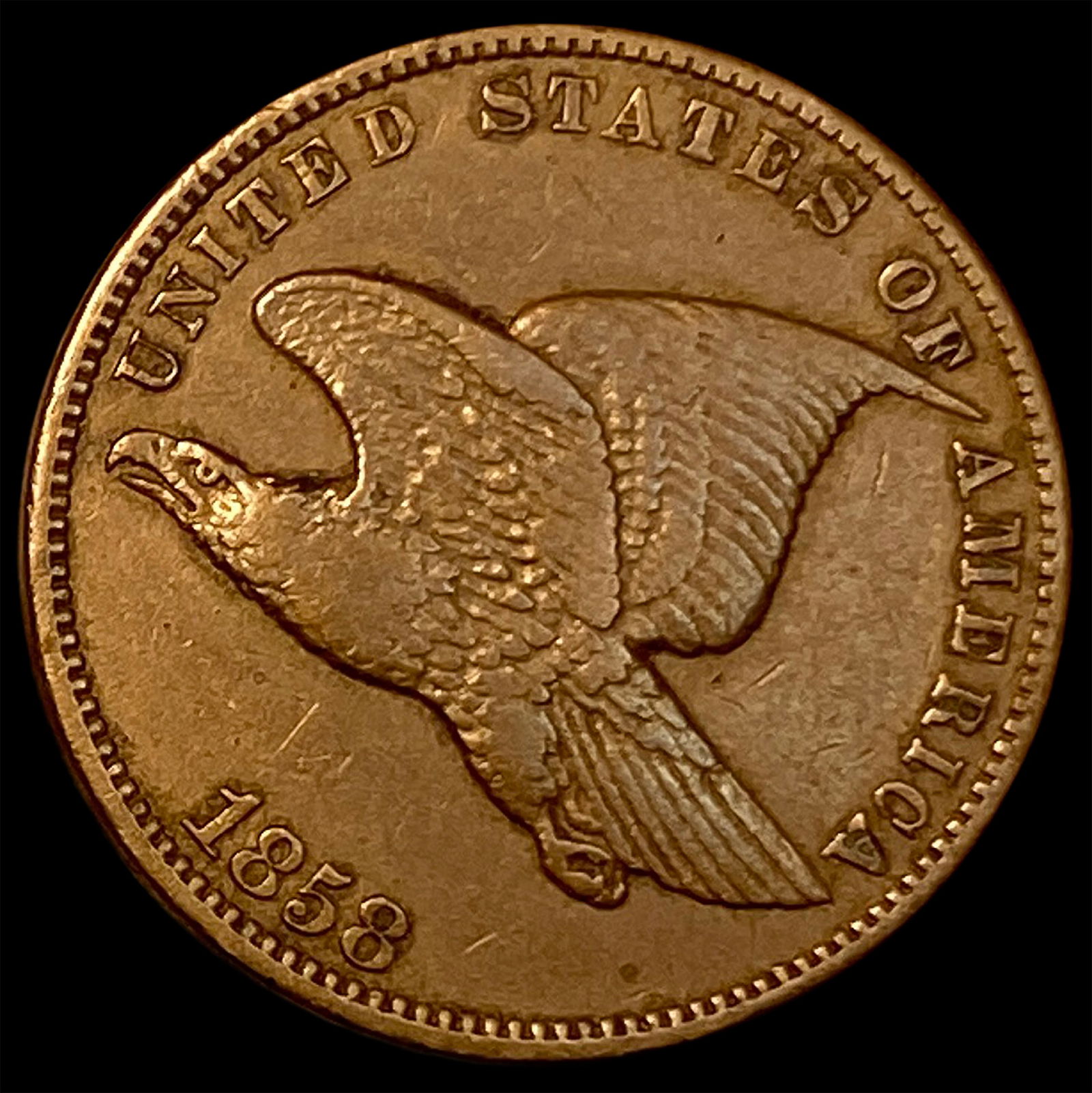 1858 Flying Eagle Cent LIGHTLY CIRCULATED (1 of 2)