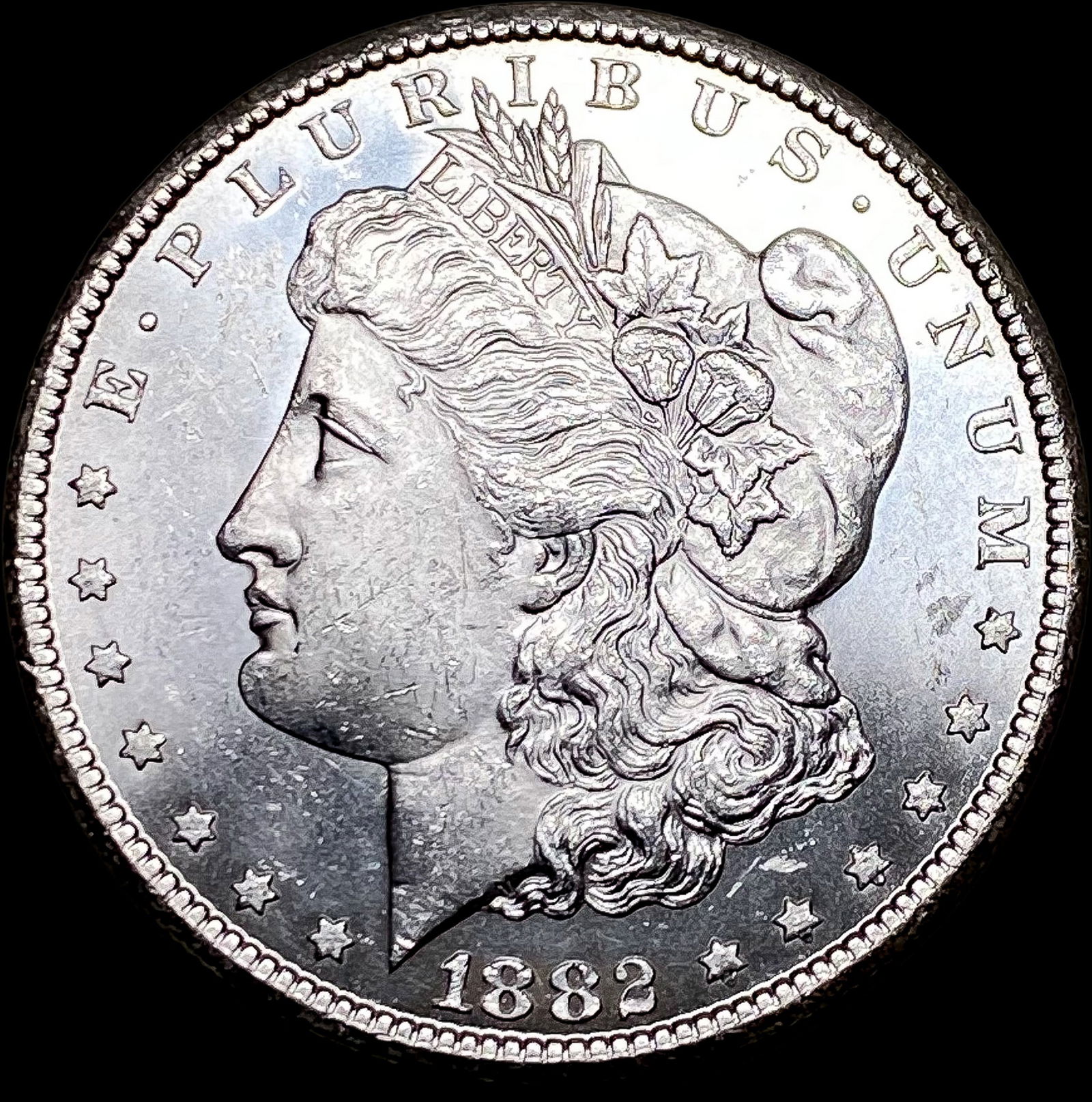 1882-CC Silver Morgan Dollar CHOICE BU (1 of 2)
