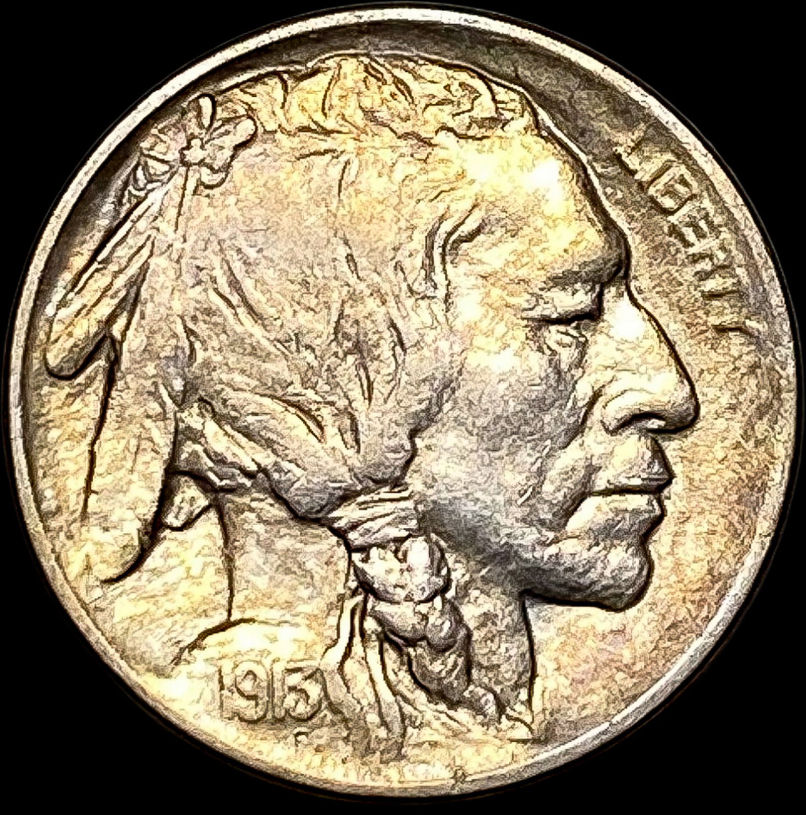 1913-D Type 1 Buffalo Nickel UNCIRCULATED (1 of 2)