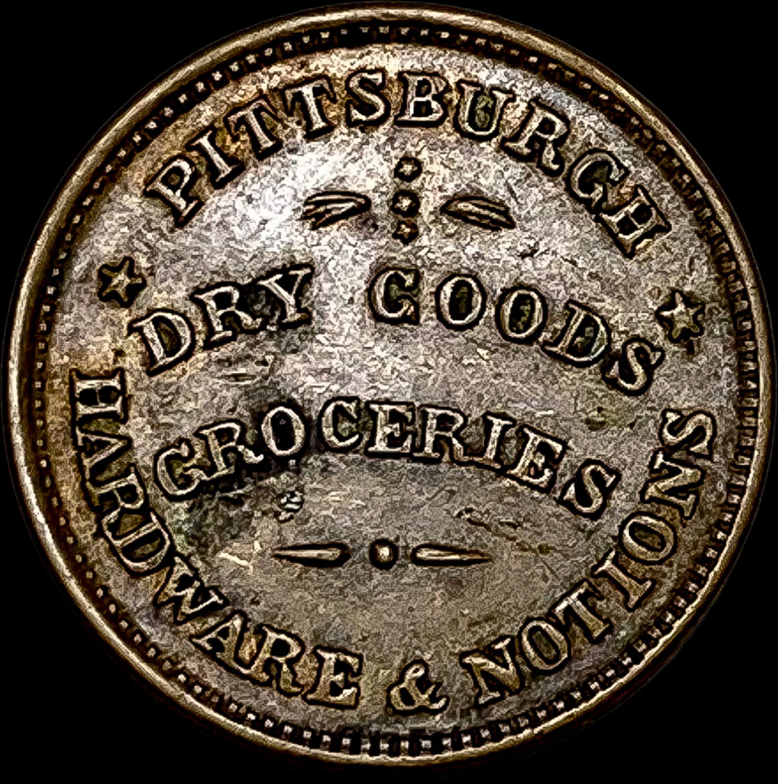 1863 Civil War Token-United We Stand NEARLY UNCIRCULATED (1 of 2)