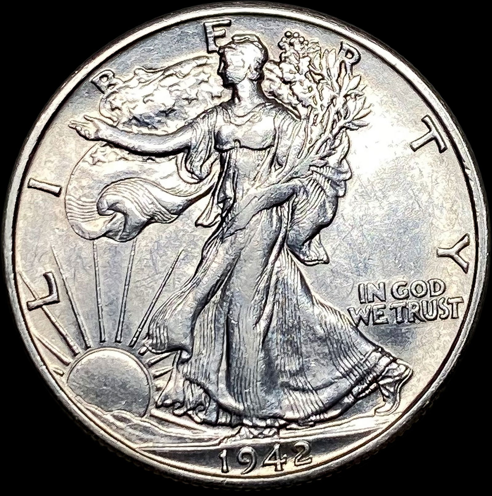 1942-S Walking Liberty Half Dollar UNCIRCULATED (1 of 2)