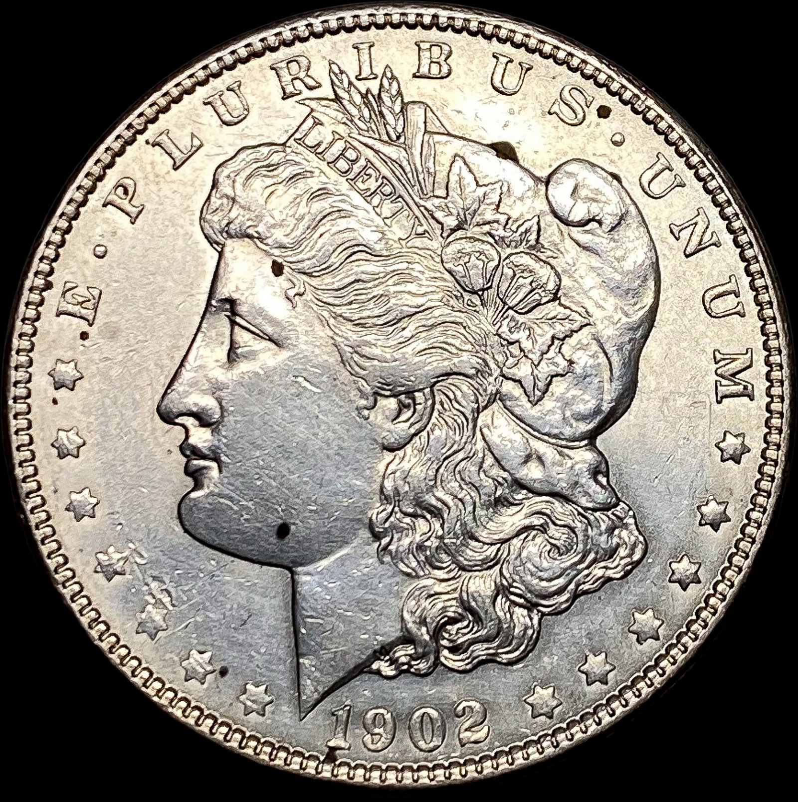 1902 Morgan Silver Dollar CLOSELY UNCIRCULATED: 1902 Morgan Silver Dollar CLOSELY UNCIRCULATED