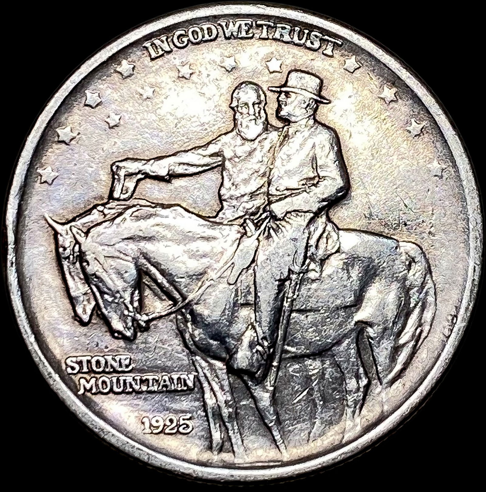 1925 Stone Mountain Half Dollar NEARLY UNCIRCULATED (1 of 2)