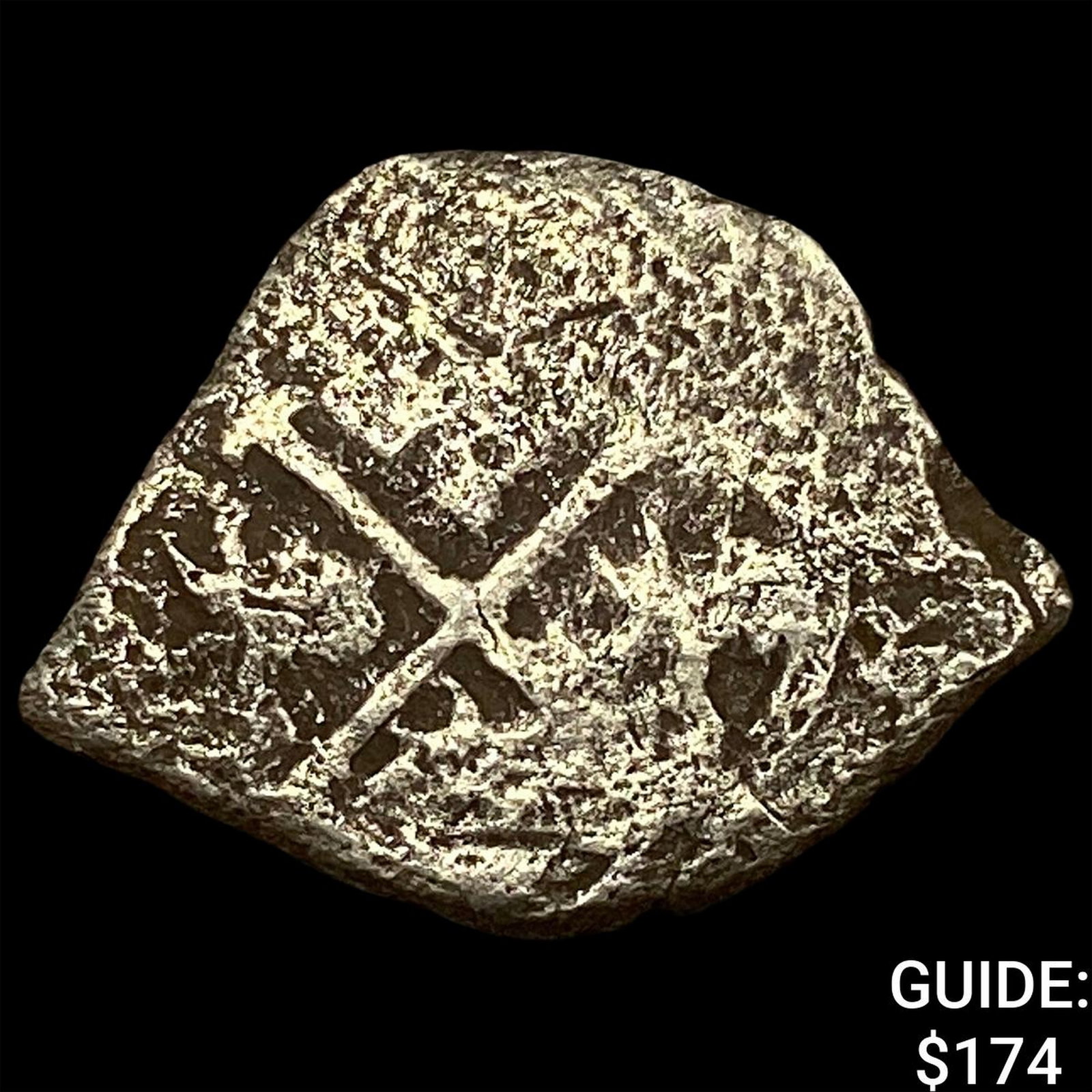 1500s-1600s Spanish Colonial Silver Cob NEARLY UNCIRCULATED: 1500s-1600s Spanish Colonial Silver Cob NEARLY UNCIRCULATED