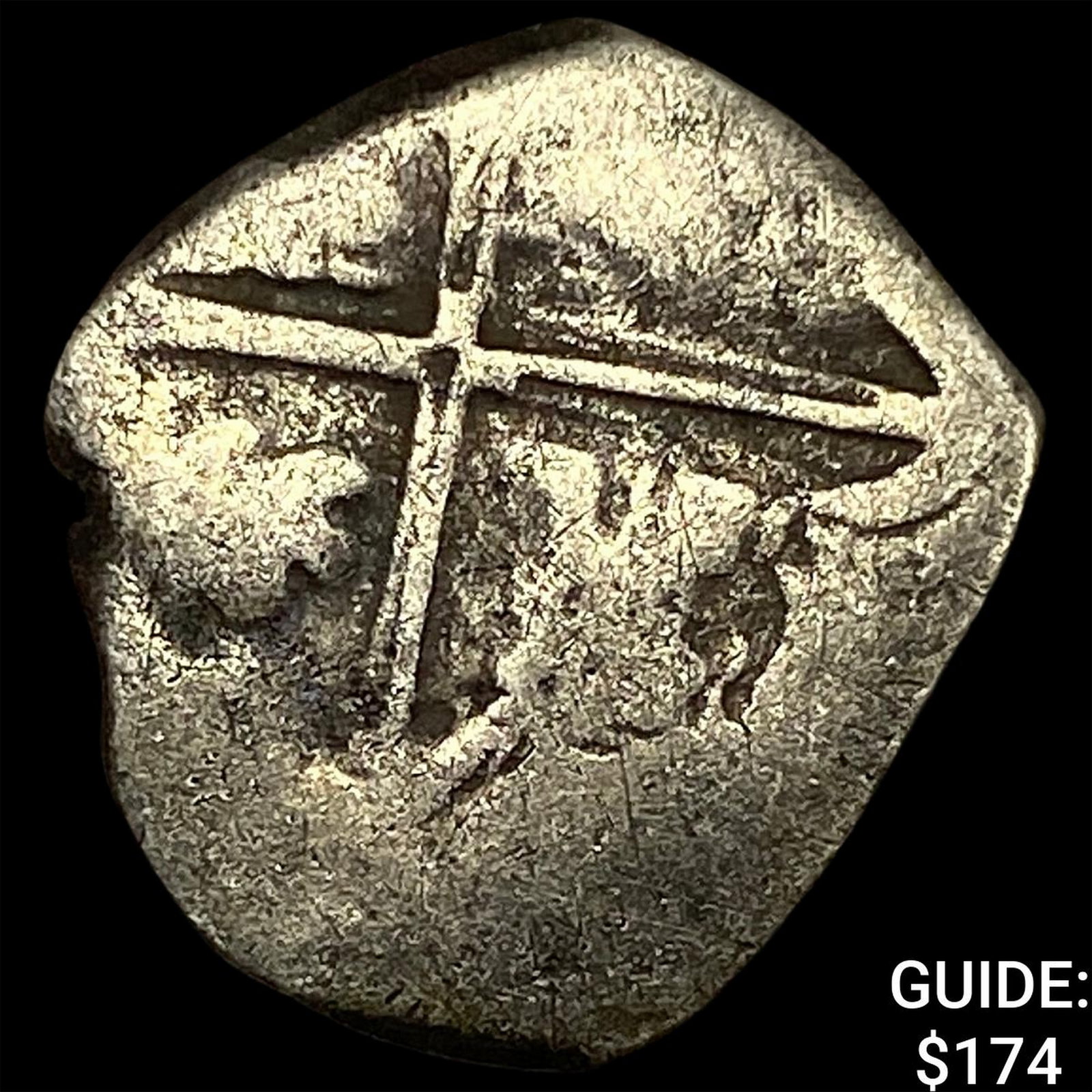 1500s-1600s Spanish Colonial Silver Cob NEARLY UNCIRCULATED: 1500s-1600s Spanish Colonial Silver Cob NEARLY UNCIRCULATED