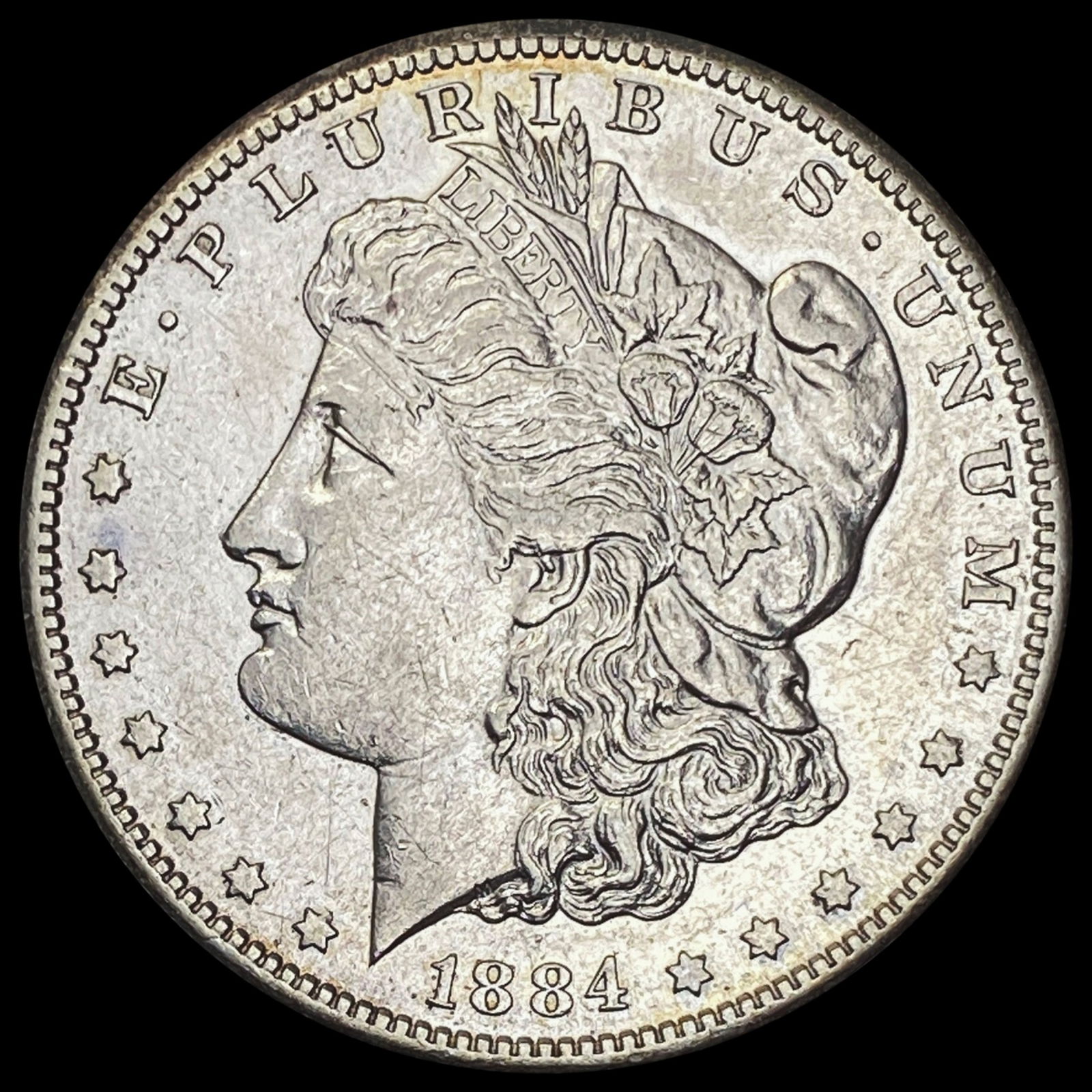 1884-S Morgan Silver Dollar CLOSELY UNCIRCULATED (1 of 2)