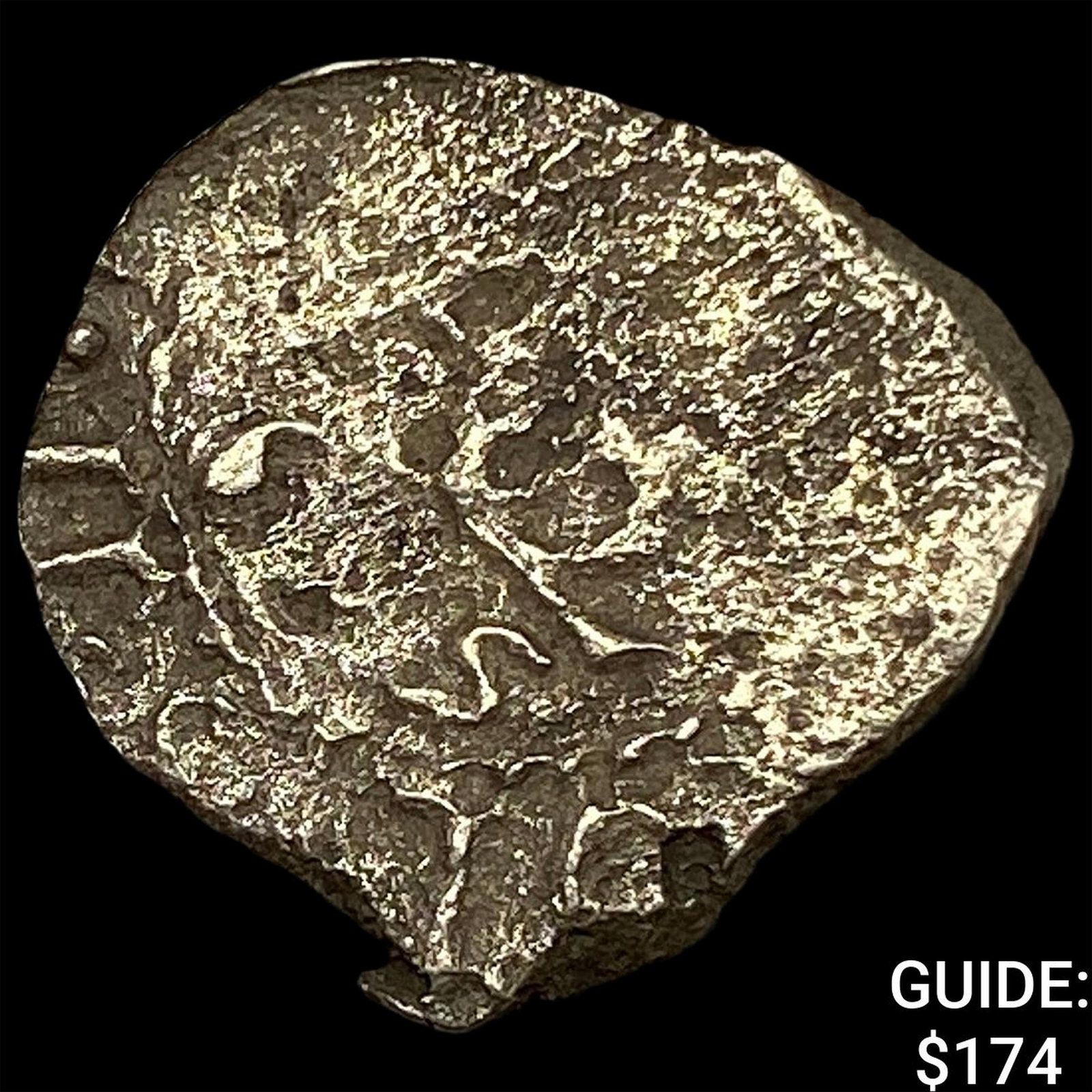 1500s-1600s Spanish Colonial Silver Cob NEARLY UNCIRCULATED: 1500s-1600s Spanish Colonial Silver Cob NEARLY UNCIRCULATED