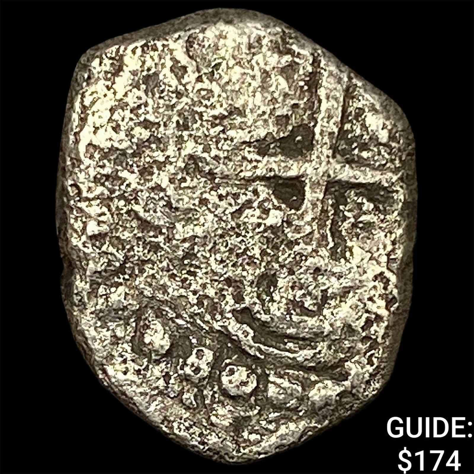 1500s-1600s Spanish Colonial Silver Cob NEARLY UNCIRCULATED: 1500s-1600s Spanish Colonial Silver Cob NEARLY UNCIRCULATED