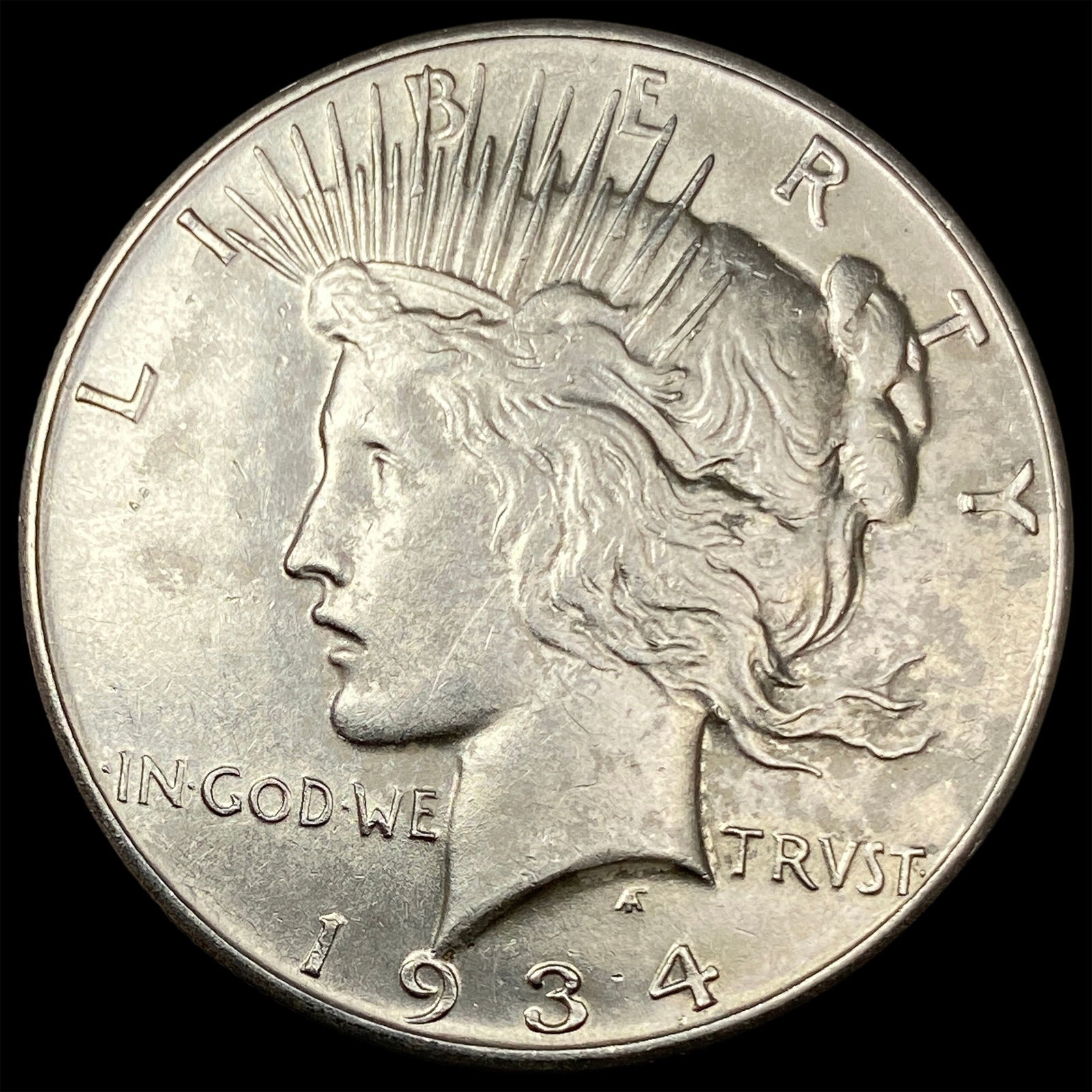 1934-D Peace Silver Dollar CLOSELY UNCIRCULATED (1 of 2)