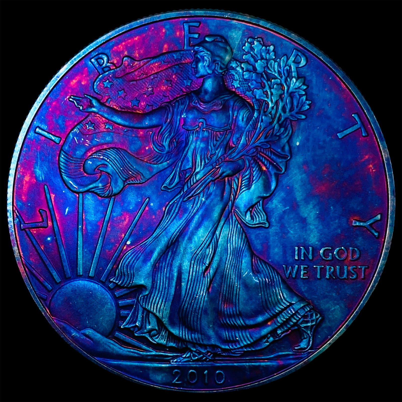 2010 1oz Silver American Eagle $1 SUPERB GEM BU (1 of 2)