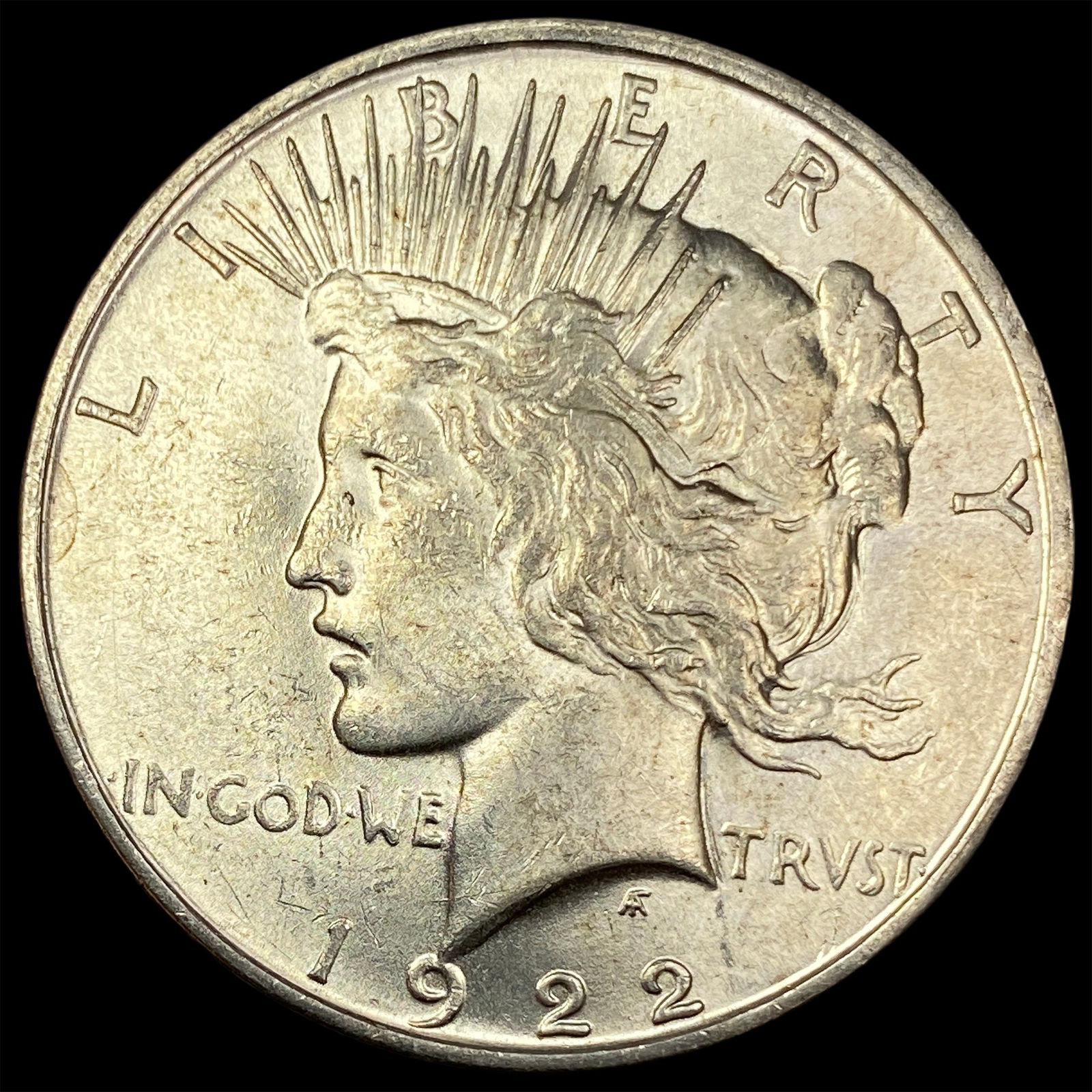 1922-D Silver Peace Dollar CHOICE AU (1 of 2)