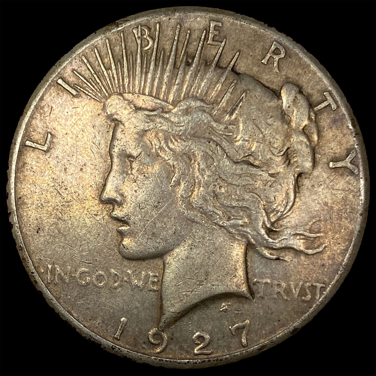 1927 Peace Silver Dollar NEARLY UNCIRCULATED (1 of 2)
