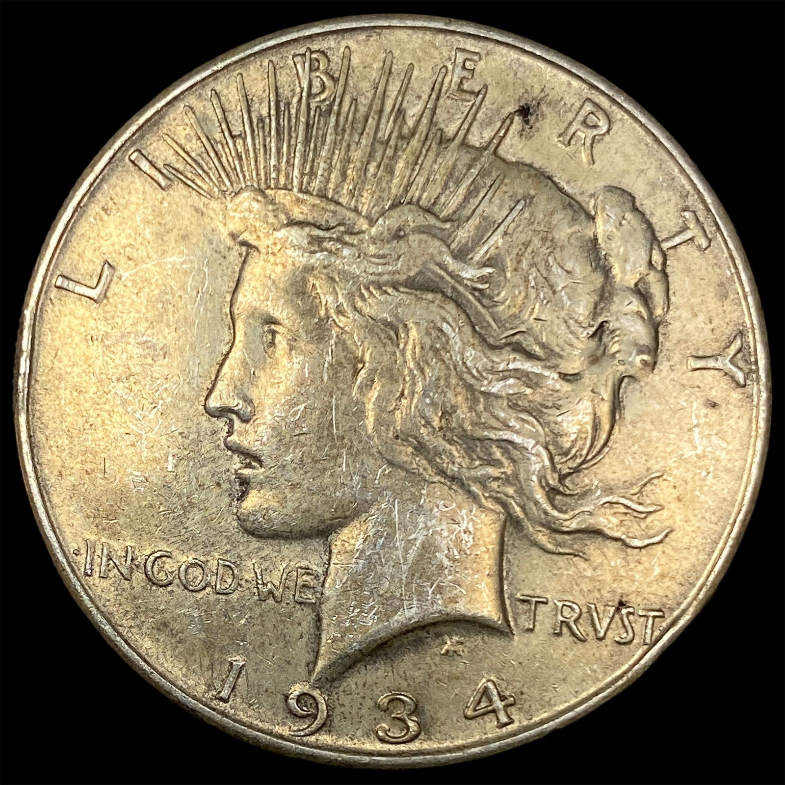 1934-D Peace Silver Dollar CLOSELY UNCIRCULATED (1 of 2)