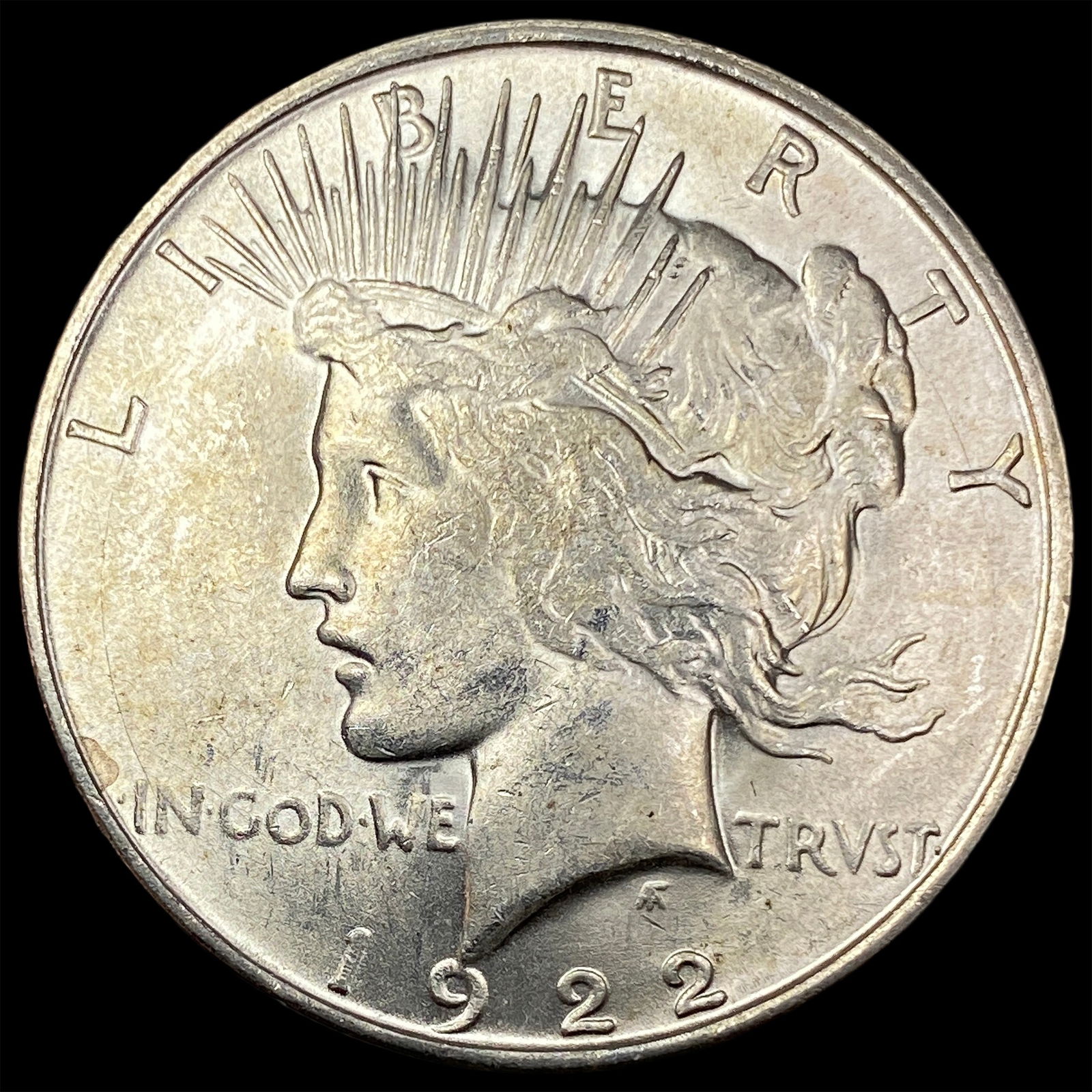 1922-D Silver Peace Dollar CHOICE AU (1 of 2)