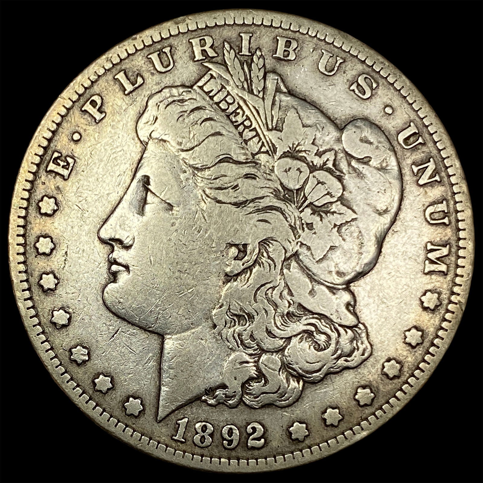 1892-S Silver Morgan Dollar LIGHTLY CIRCULATED (1 of 2)