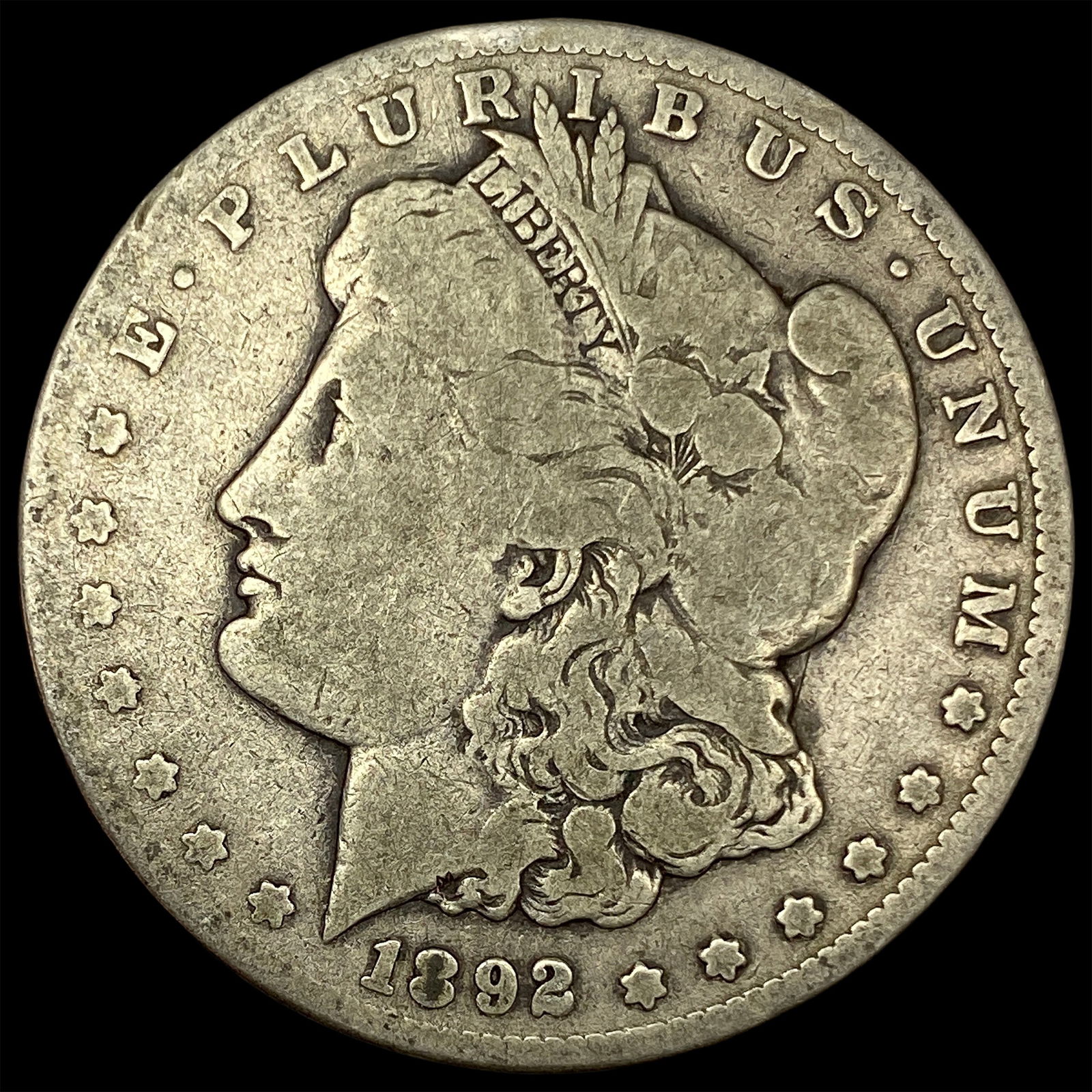 1892-CC Silver Morgan Dollar NICELY CIRCULATED (1 of 2)