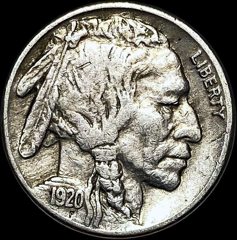 1920-S Buffalo Nickel NEARLY UNCIRCULATED: 1920-S Buffalo Nickel NEARLY UNCIRCULATED