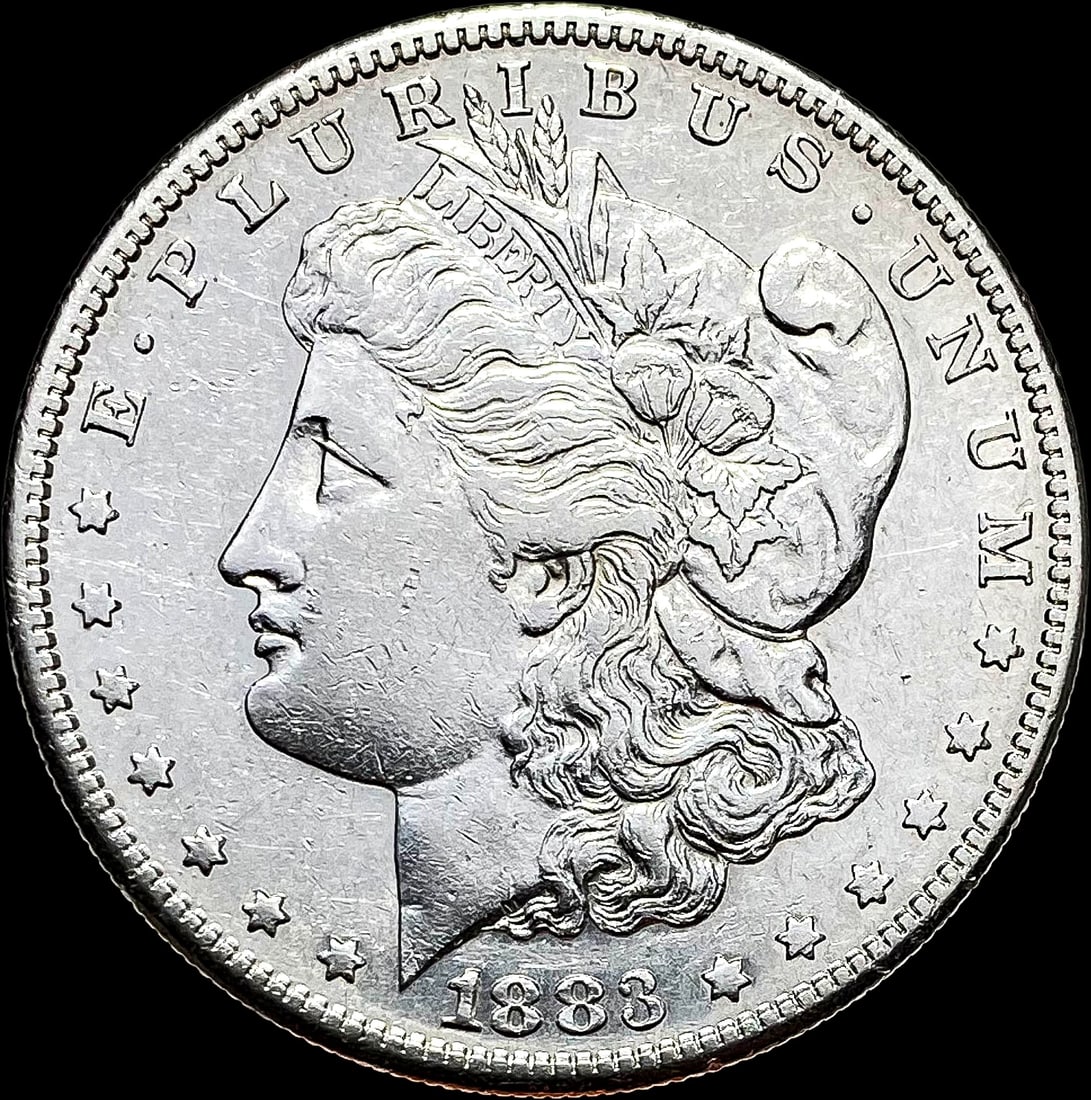 1883-S Morgan Silver Dollar CLOSELY UNCIRCULATED: 1883-S Morgan Silver Dollar CLOSELY UNCIRCULATED