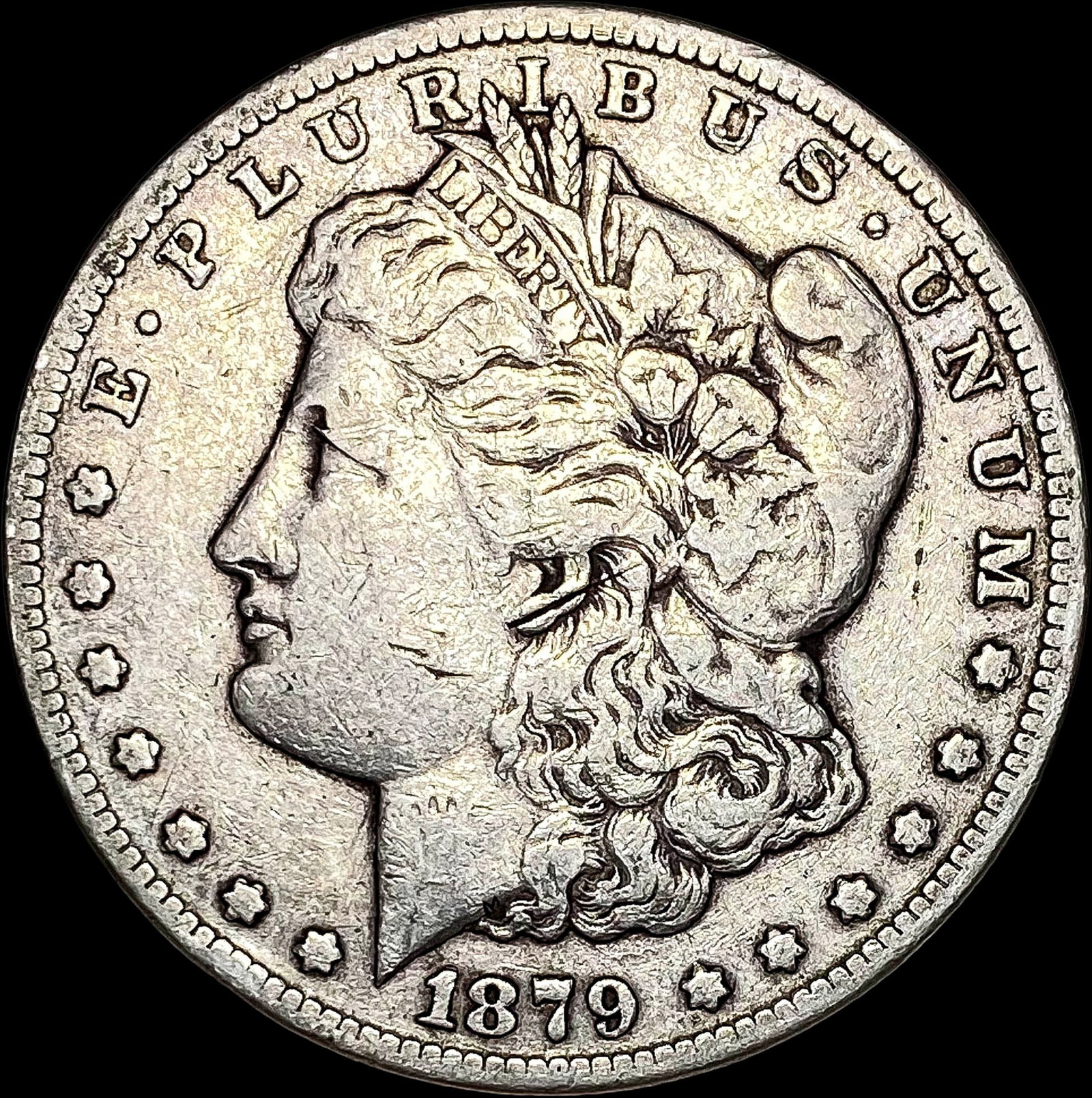1879-CC Silver Morgan Dollar LIGHTLY CIRCULATED: 1879-CC Silver Morgan Dollar LIGHTLY CIRCULATED