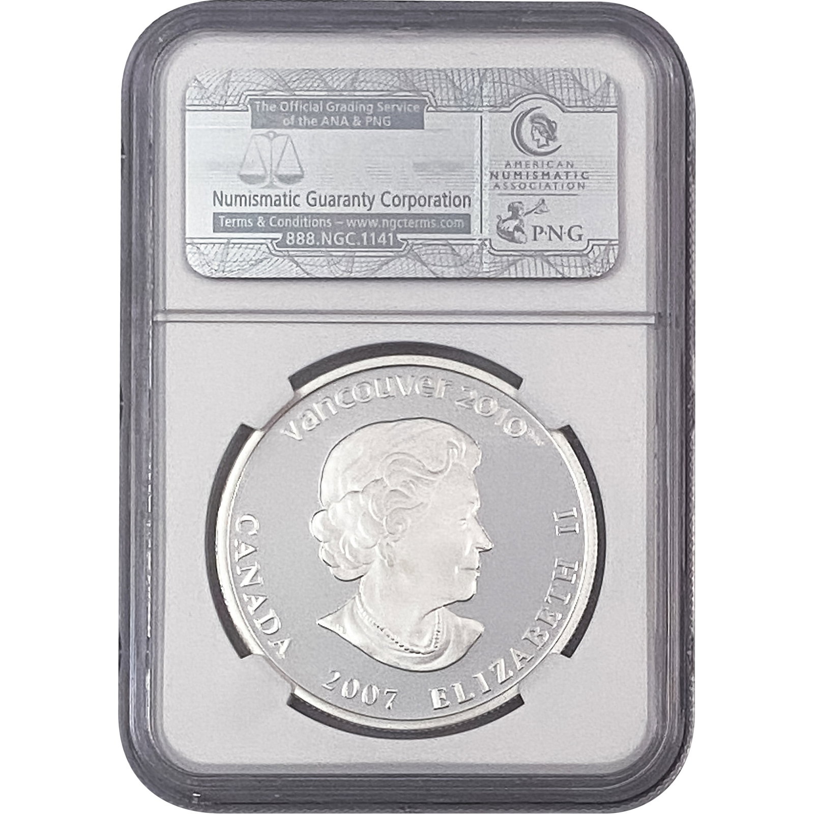 2007 Canada .826OZ Silver $25-Olympics PCGS PR69 UC: 2007 Canada .826OZ Silver $25-Olympics PCGS PR69 UC
