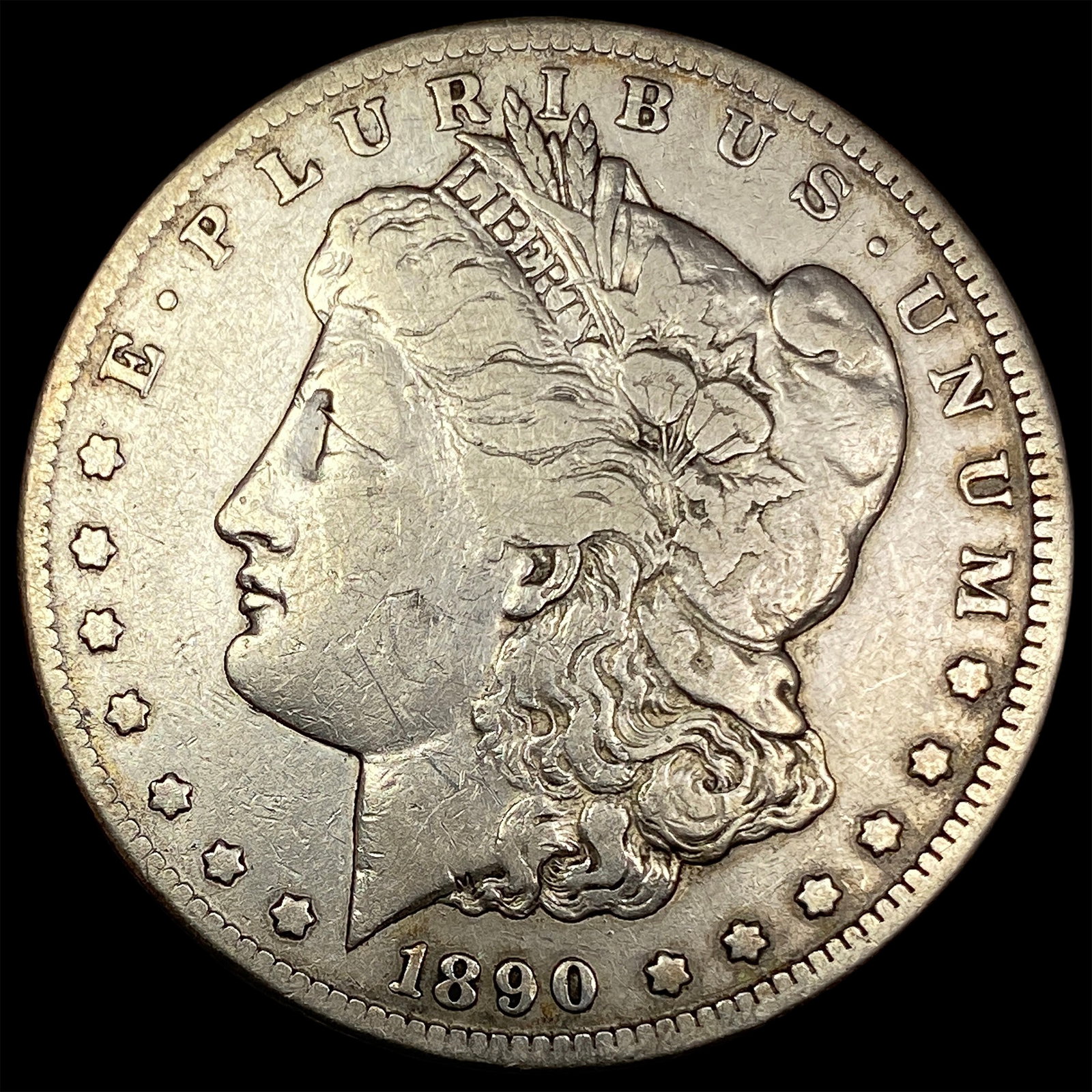 1890-CC Silver Morgan Dollar NICELY CIRCULATED: 1890-CC Silver Morgan Dollar NICELY CIRCULATED